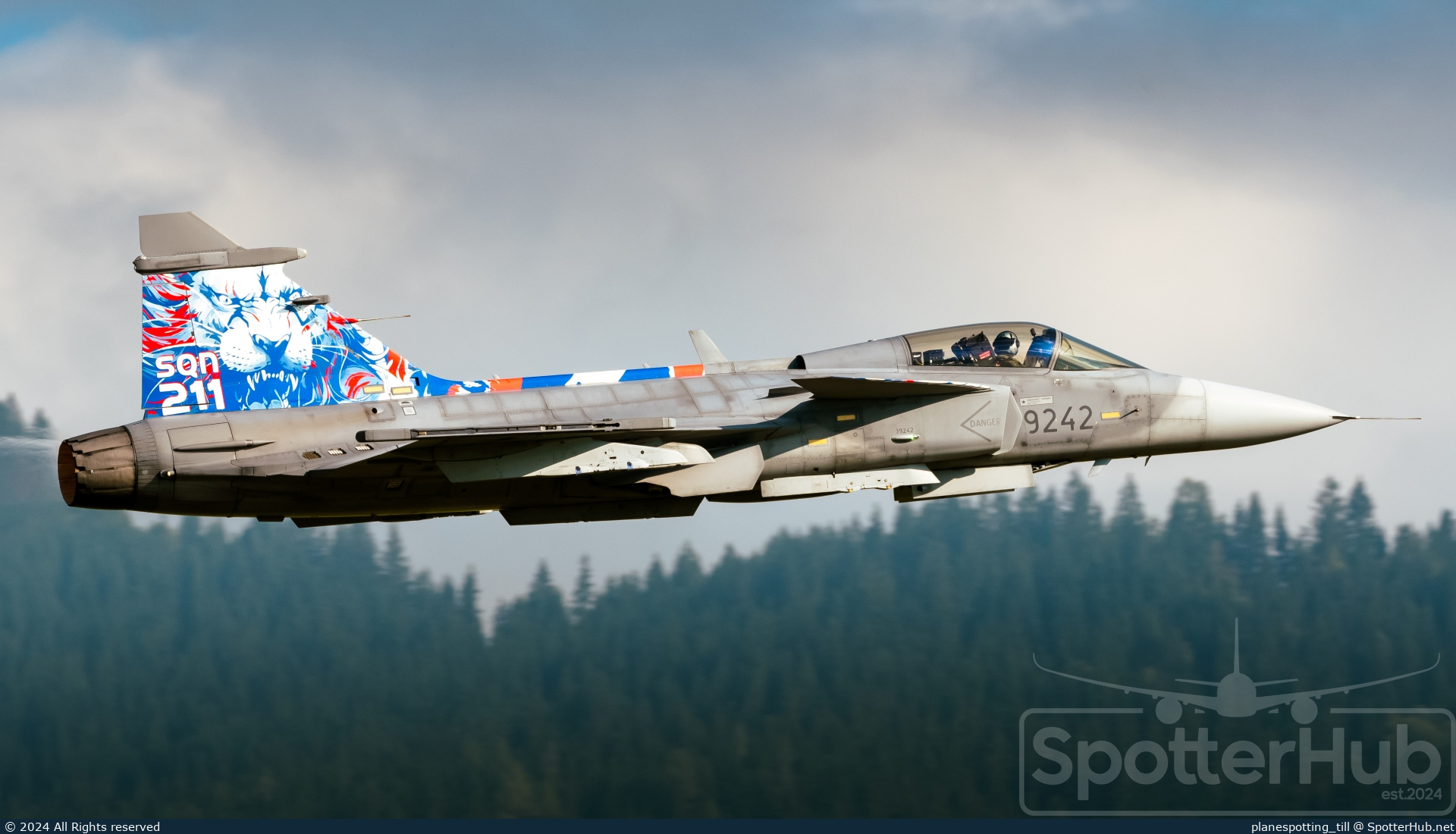 Photo of 9242 - Saab JAS 39C Gripen operated by Czech Air Force
