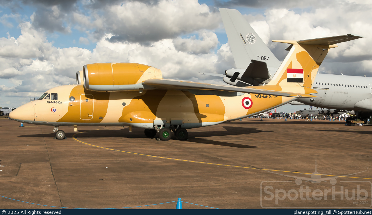 Photo of SU-BPN - Antonov An-74T-200A operated by Egyptian Air Force