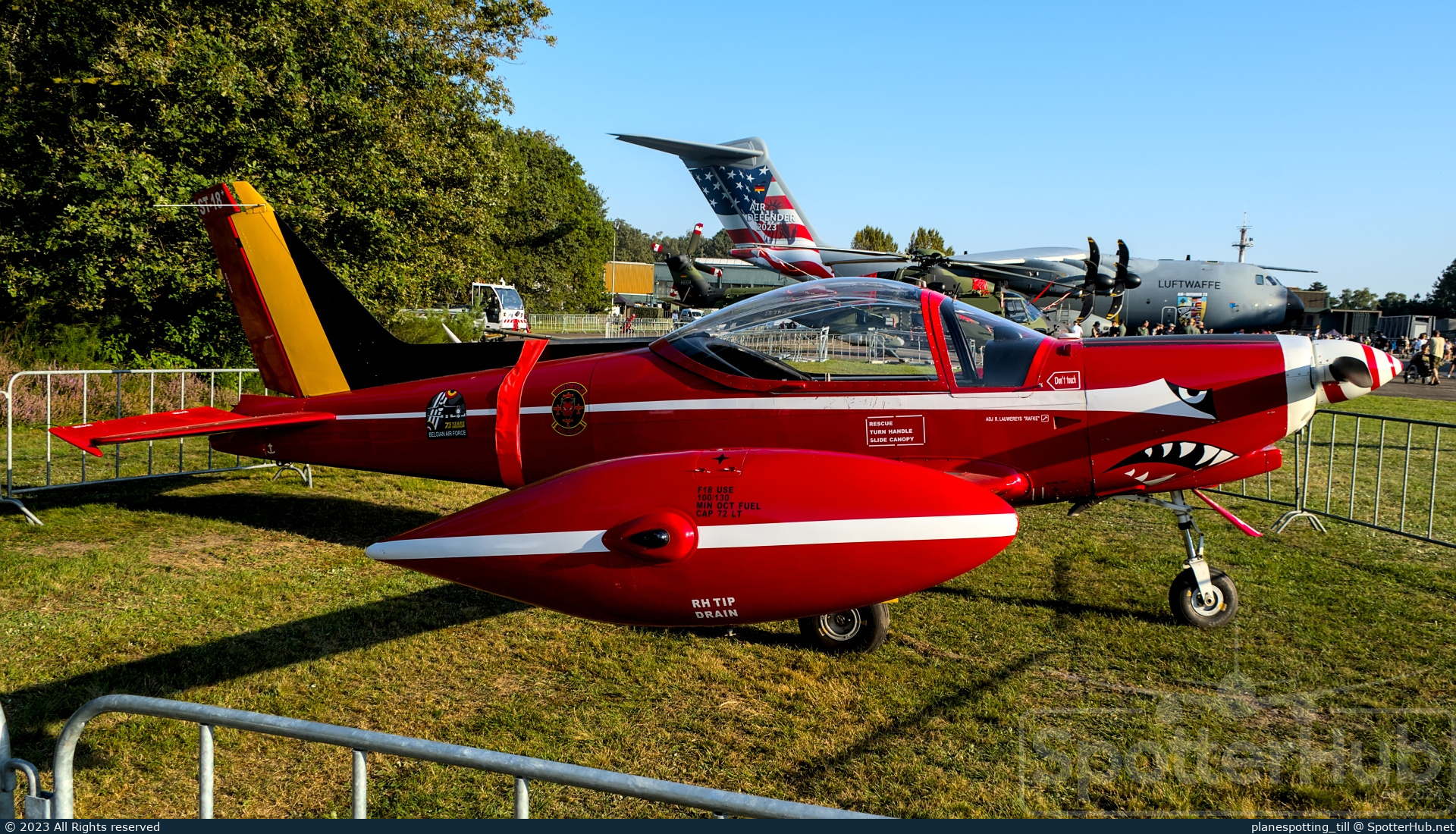 Photo of ST-18 - SIAI-Marchetti SF.260M+ operated by Belgian Air Force