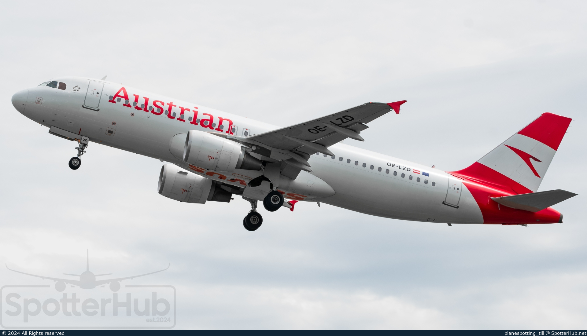 Photo of OE-LZD - Airbus A320-214 operated by Austrian Airlines