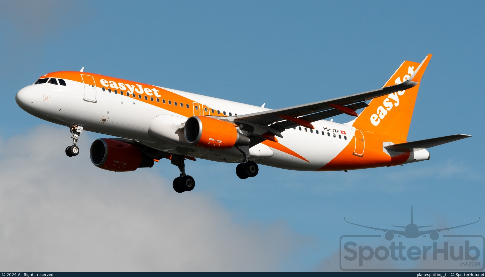 Photo of HB-JXK - Airbus A320-214 operated by easyJet Switzerland
