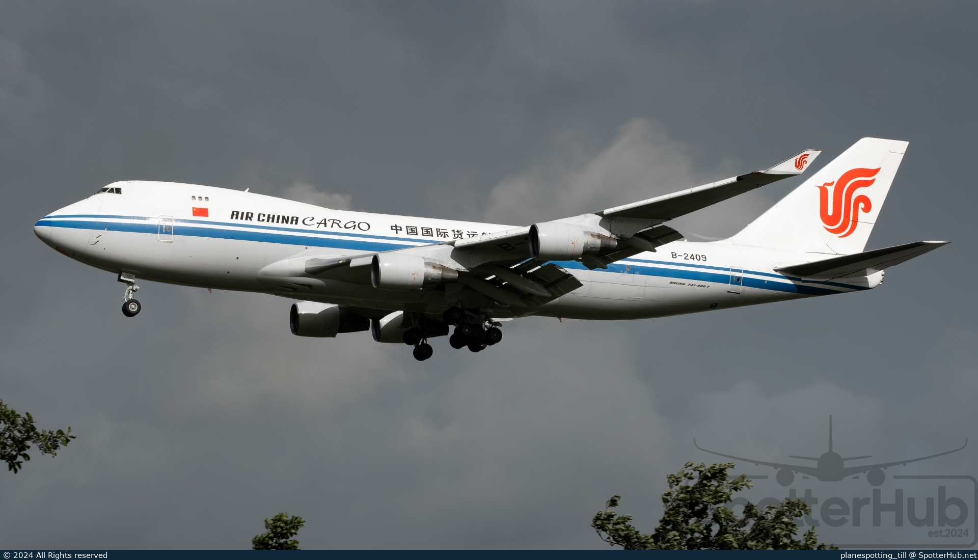 Photo of B-2409 - Boeing 747-412F operated by Air China Cargo