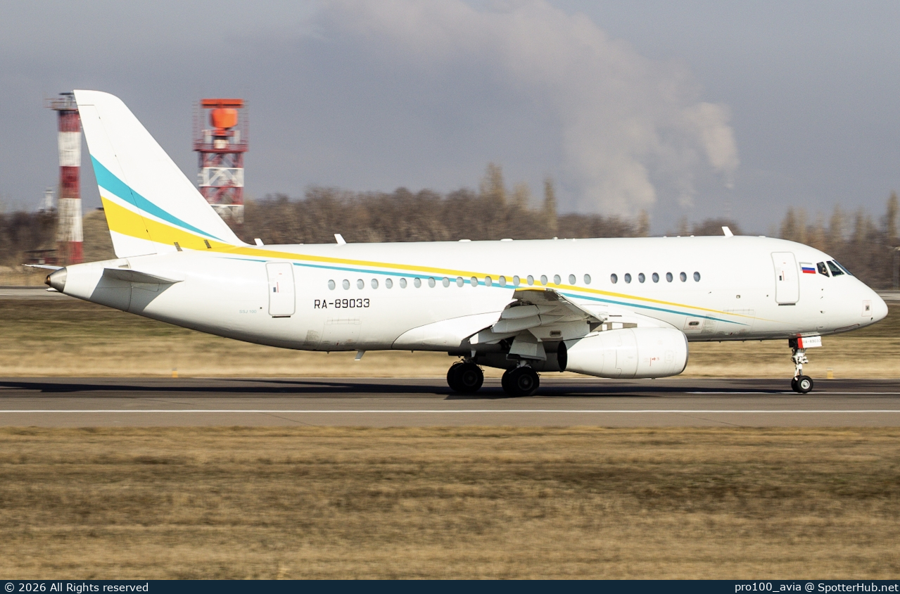 Photo of RA-89033 - Sukhoi Superjet 100-95LR operated by Red Wings