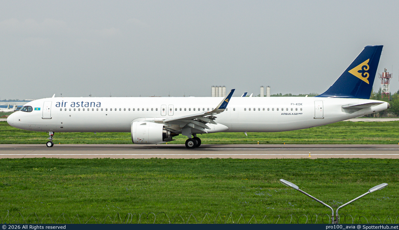 Photo of EI-KDK - Airbus A321-271NX operated by Air Astana