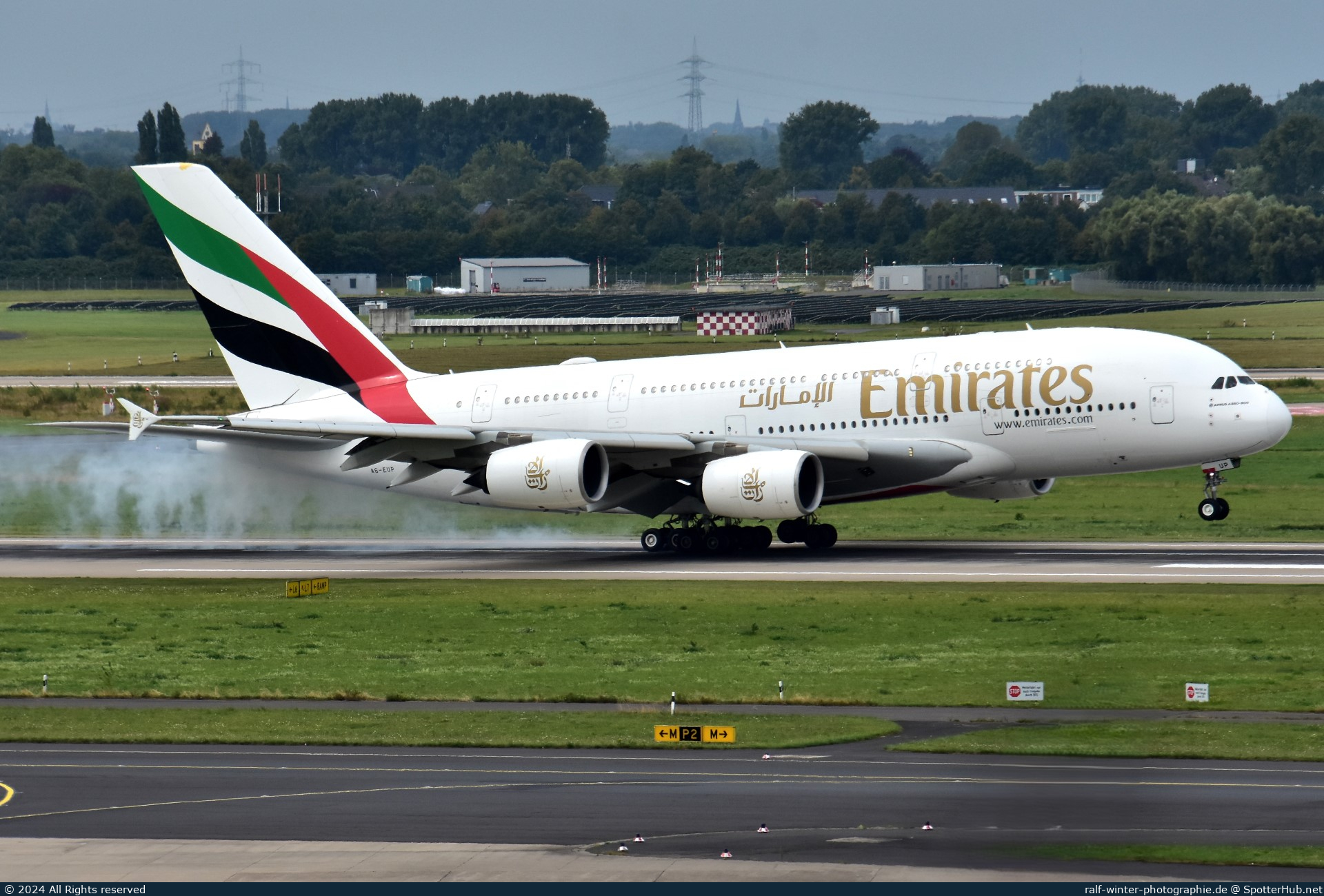 Photo of A6-EUP - Airbus A380-842 operated by Emirates