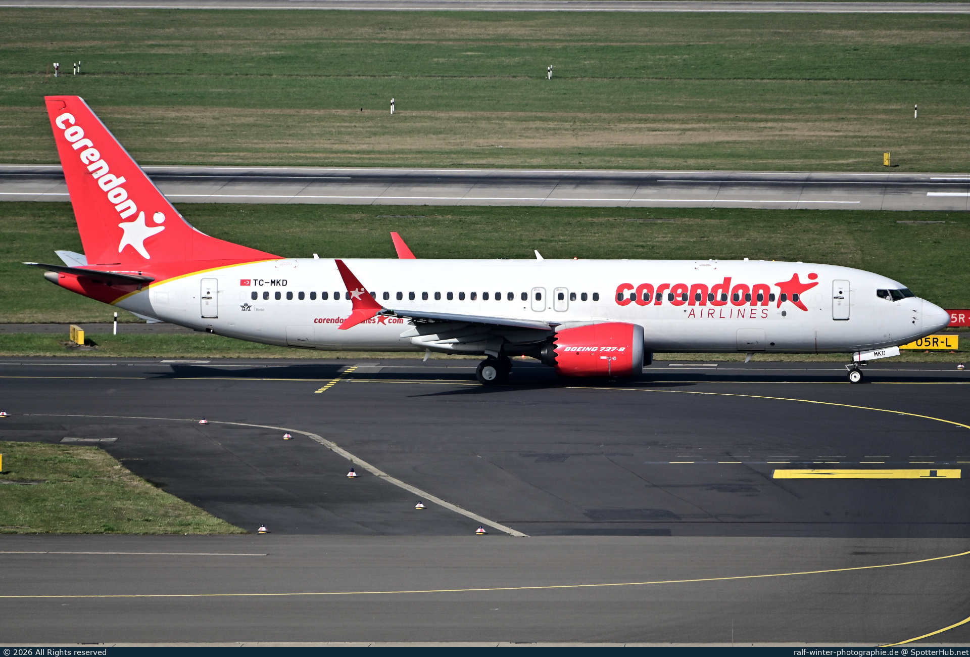 Photo of TC-MKD - Boeing 737 MAX 8 operated by Corendon Airlines