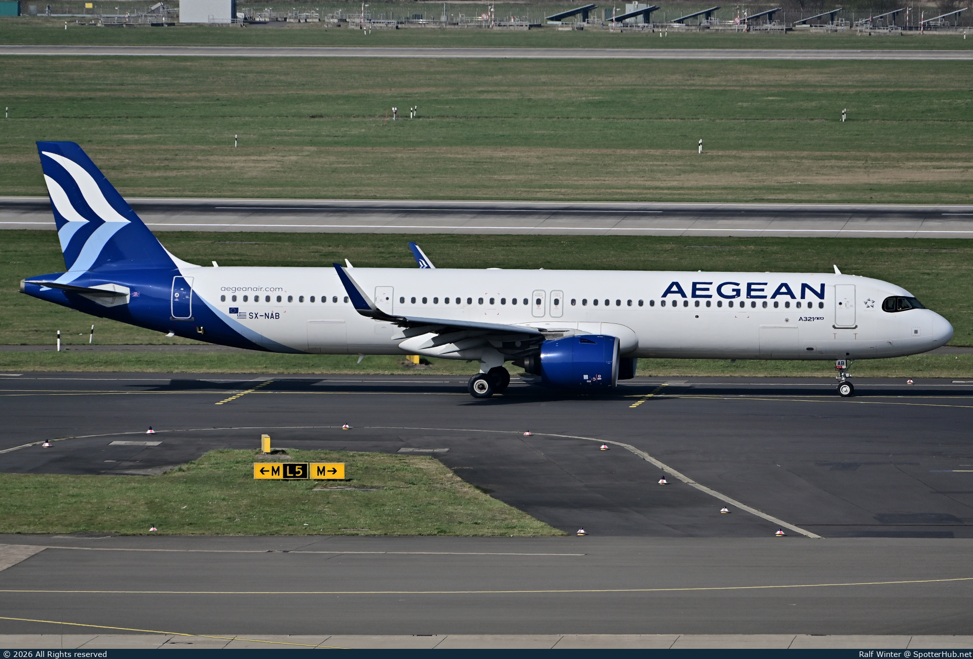 Photo of SX-NAB - Airbus A321-271NX operated by Aegean Airlines