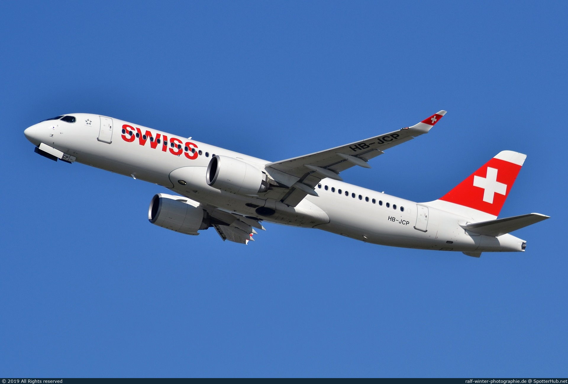 Photo of HB-JCP - Airbus A220-300 operated by Swiss International Air Lines
