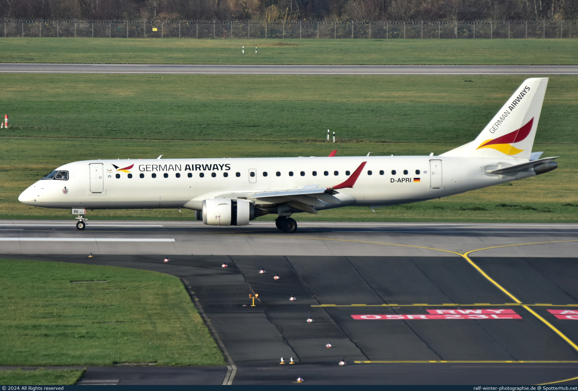Photo of D-APRI - Embraer ERJ-190SR operated by German Airways