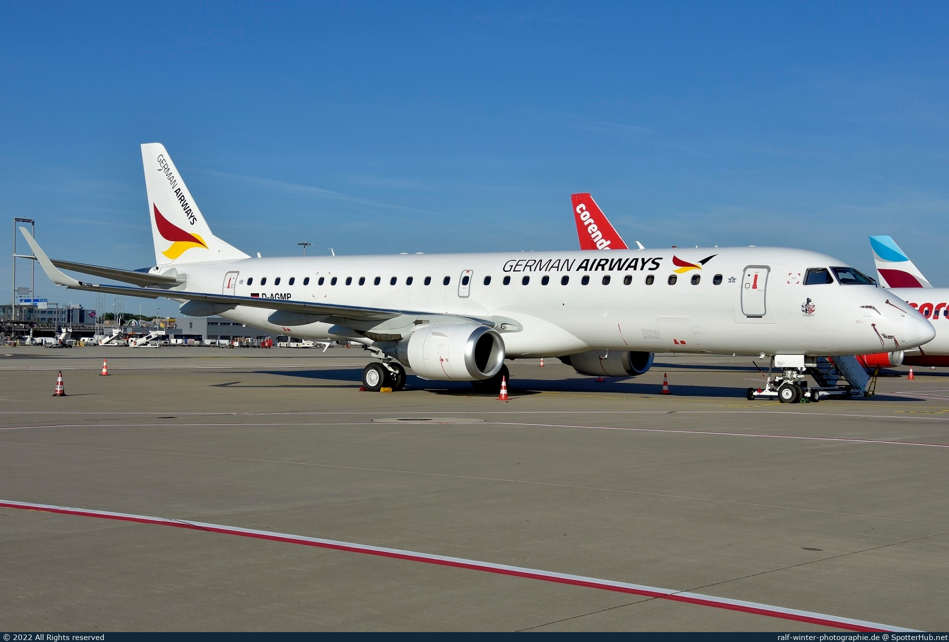 Photo of D-AGMP - Embraer ERJ-190AR operated by German Airways