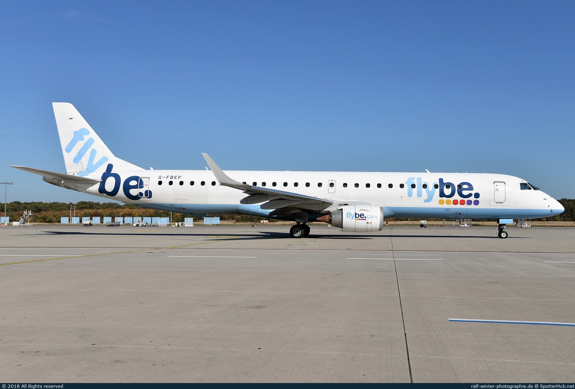 Photo of G-FBEF - Embraer ERJ-195LR operated by flybe
