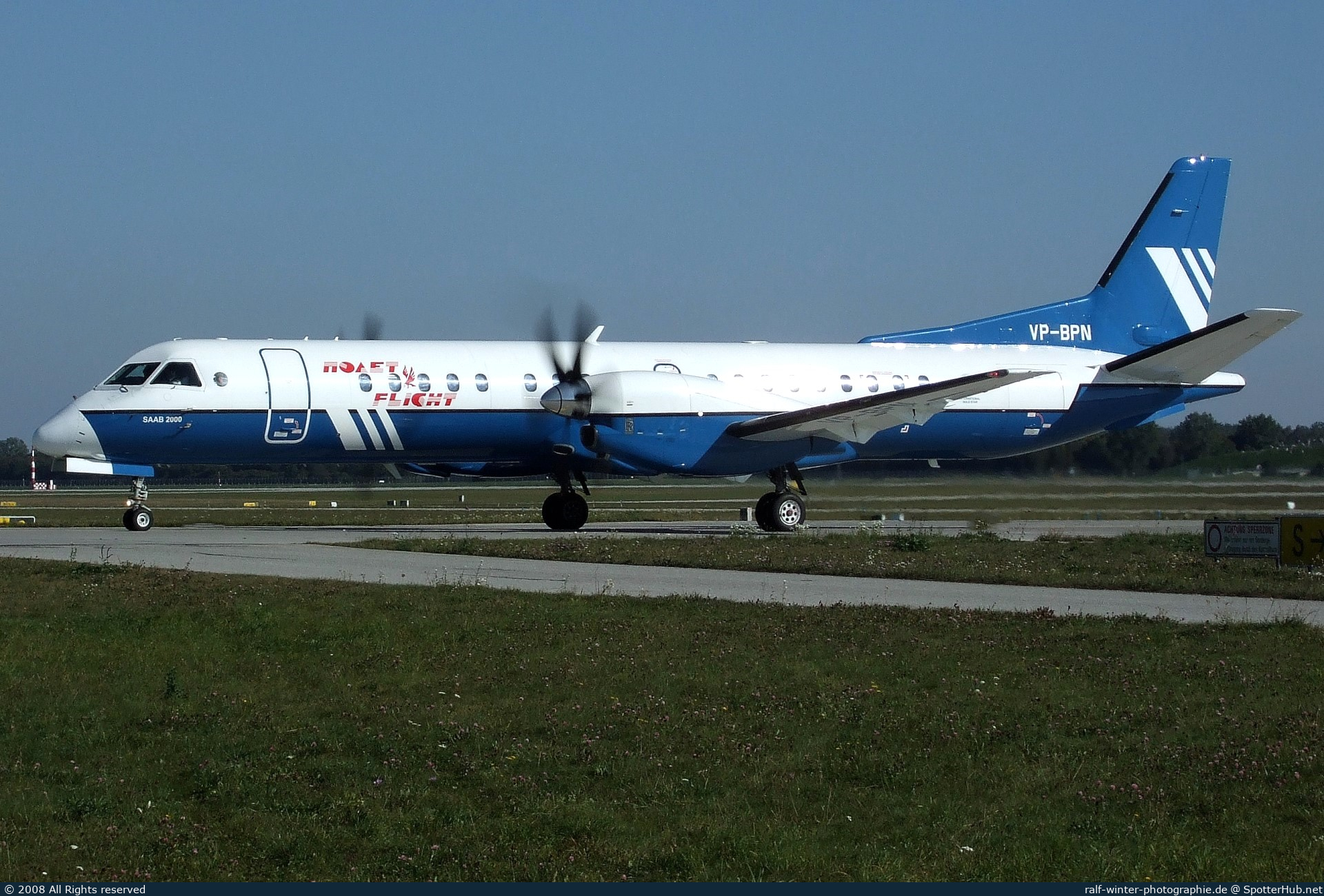 Photo of VP-BPN - Saab 2000 operated by Polet Flight