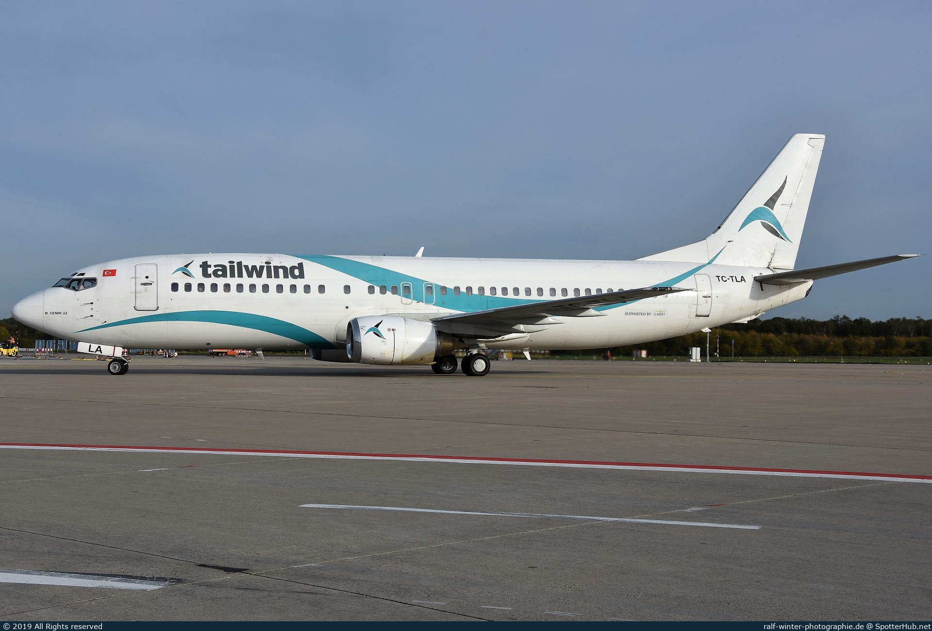 Photo of TC-TLA - Boeing 737-4Q8 operated by Tailwind Airlines