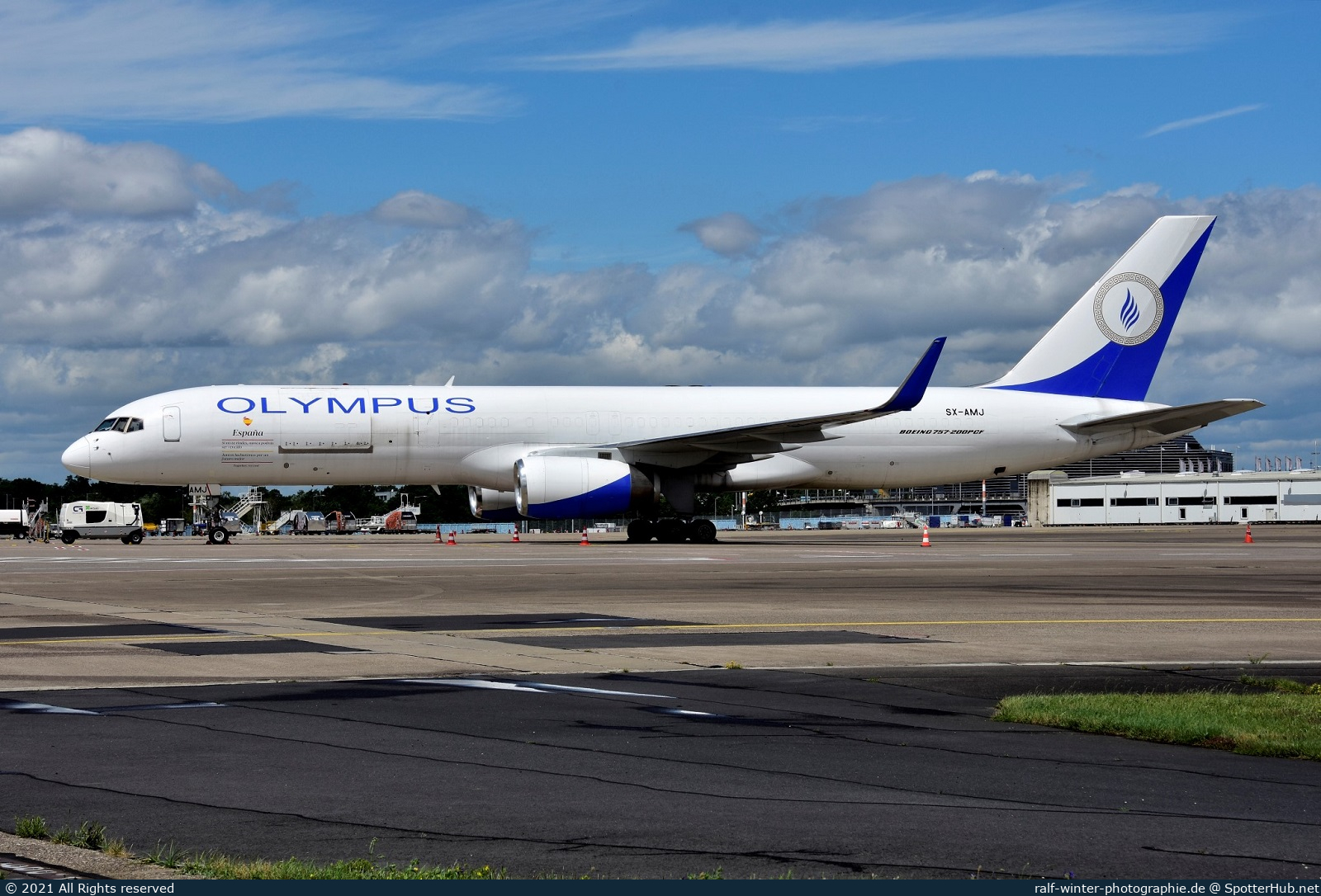 Photo of SX-AMJ - Boeing 757-223(PCF) operated by Olympus Airways
