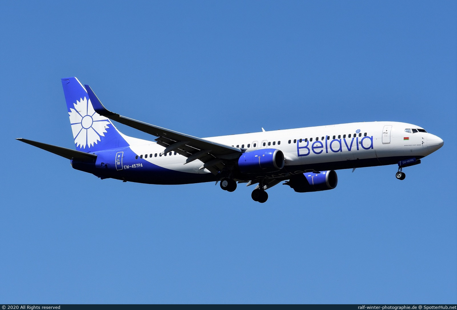 Photo of EW-457PA - Boeing 737-8ZM operated by Belavia