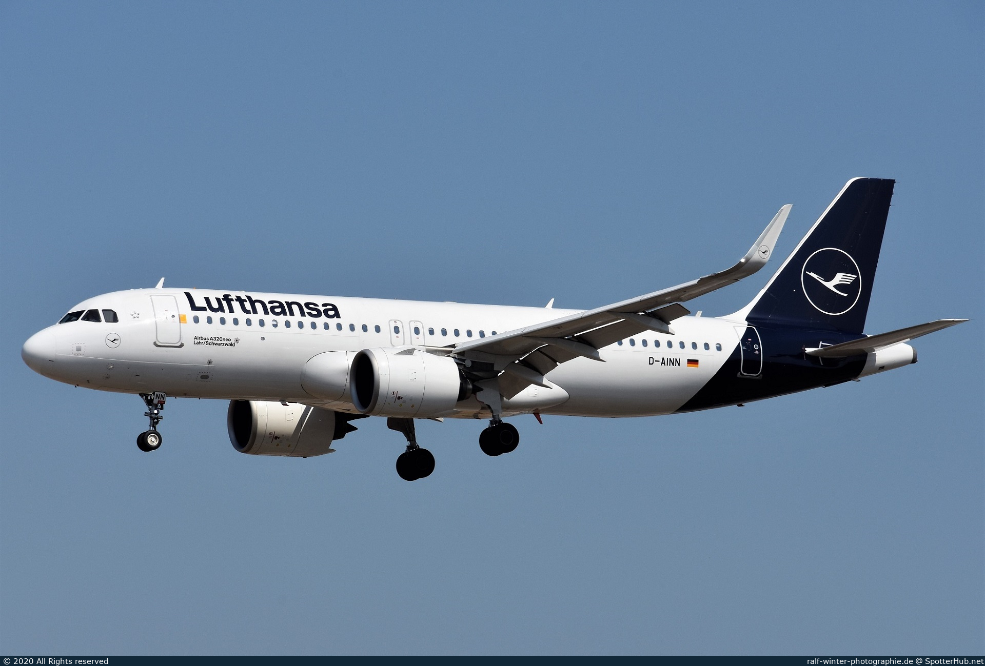Photo of D-AINN - Airbus A320-271N operated by Lufthansa
