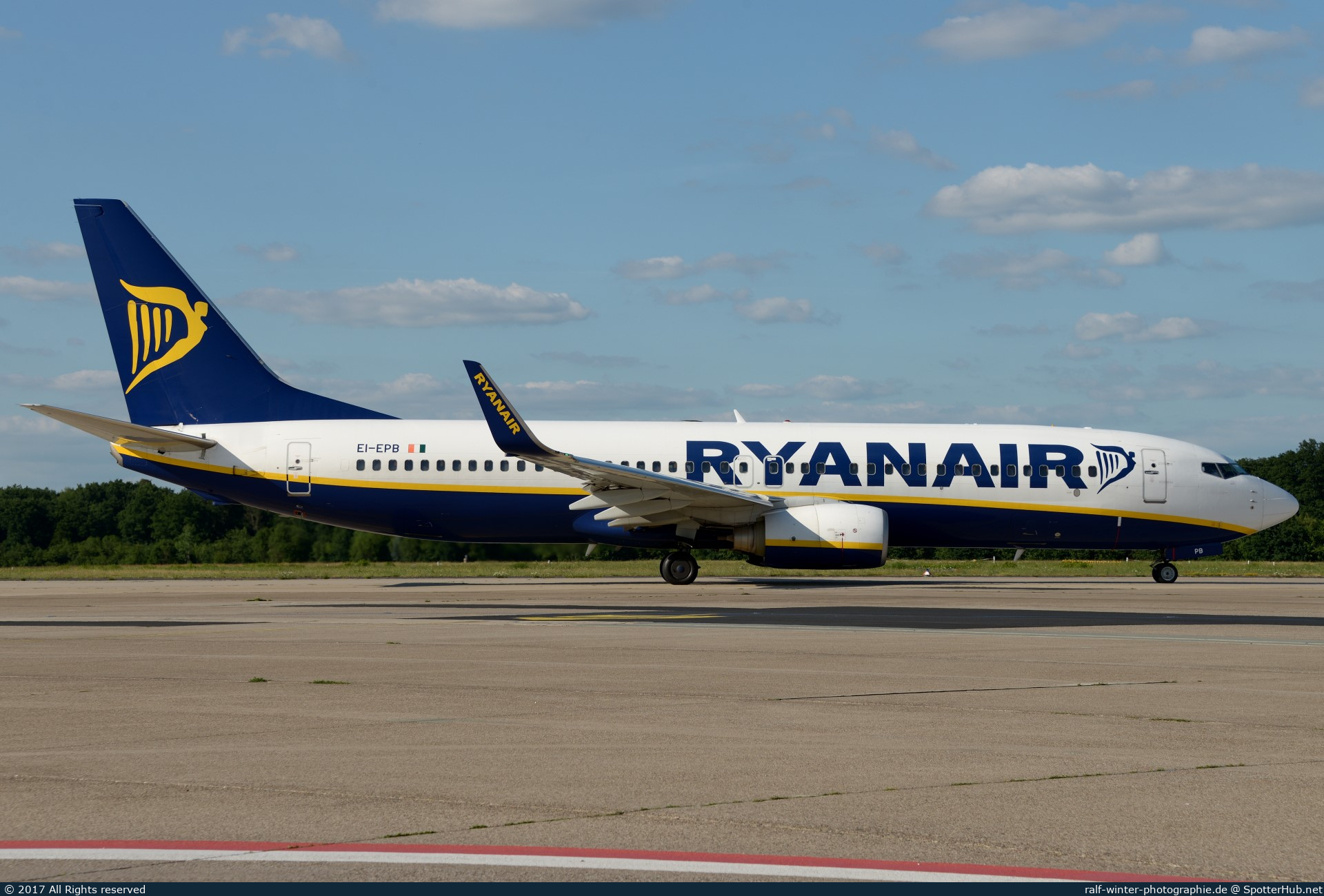 Photo of EI-EPB - Boeing 737-8AS operated by Ryanair
