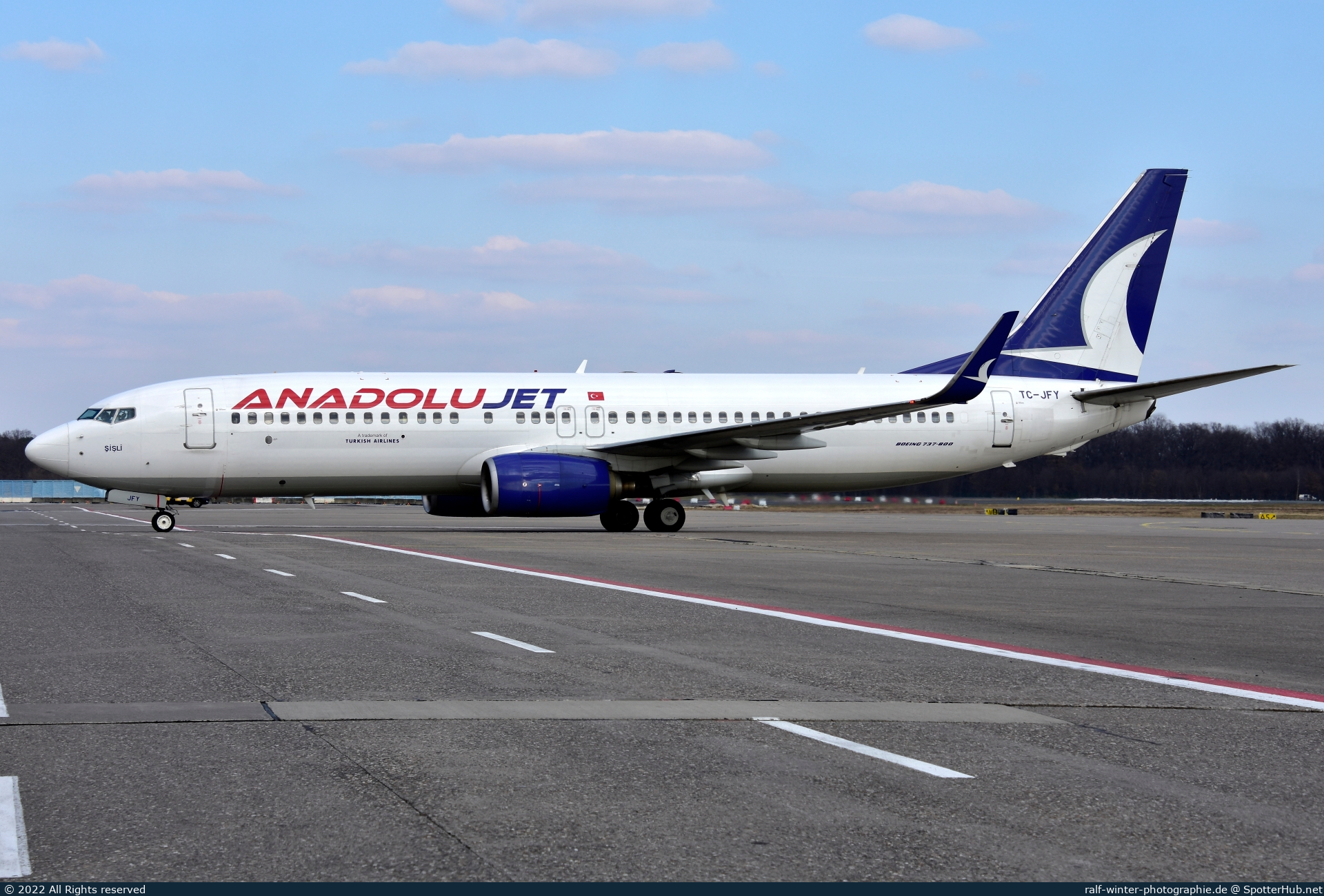 Photo of TC-JFY - Boeing 737-8F2 operated by AnadoluJet