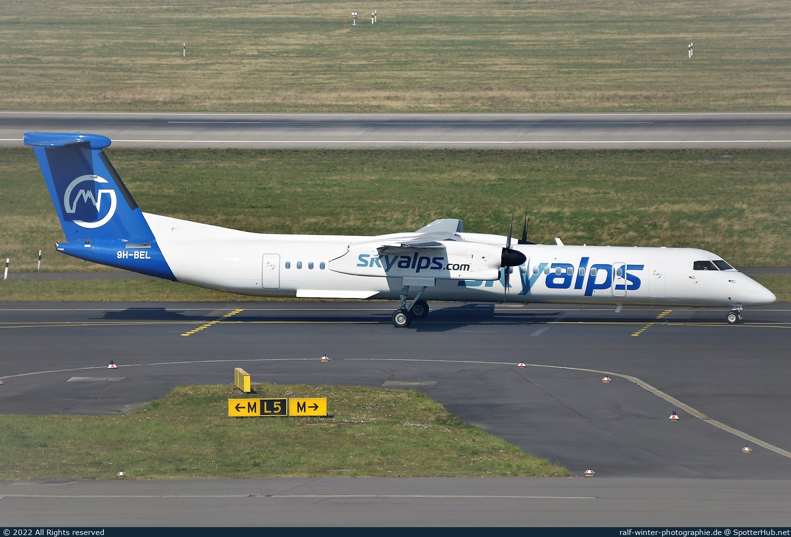 Photo of 9H-BEL - Bombardier DHC-8-402 Dash 8 Q400 operated by SkyAlps