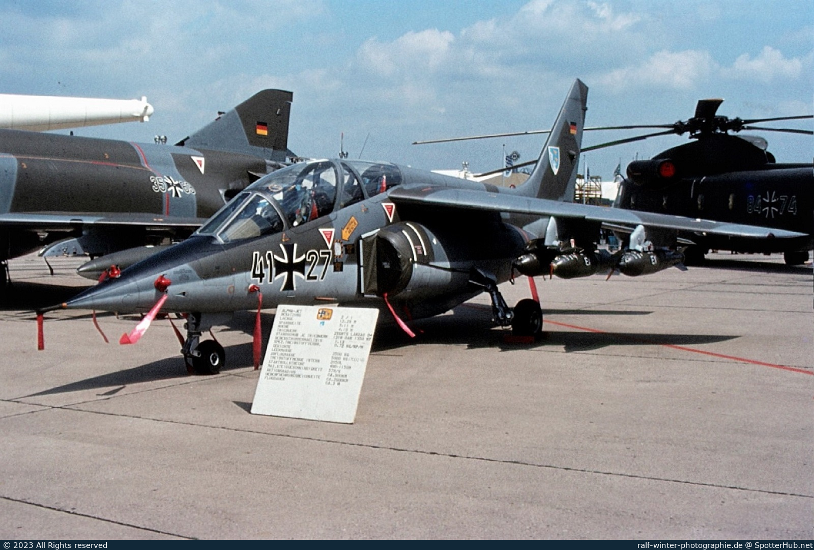 Photo of 41+27 - Dassault-Breguet-Dornier Alpha Jet A operated by German Air Force