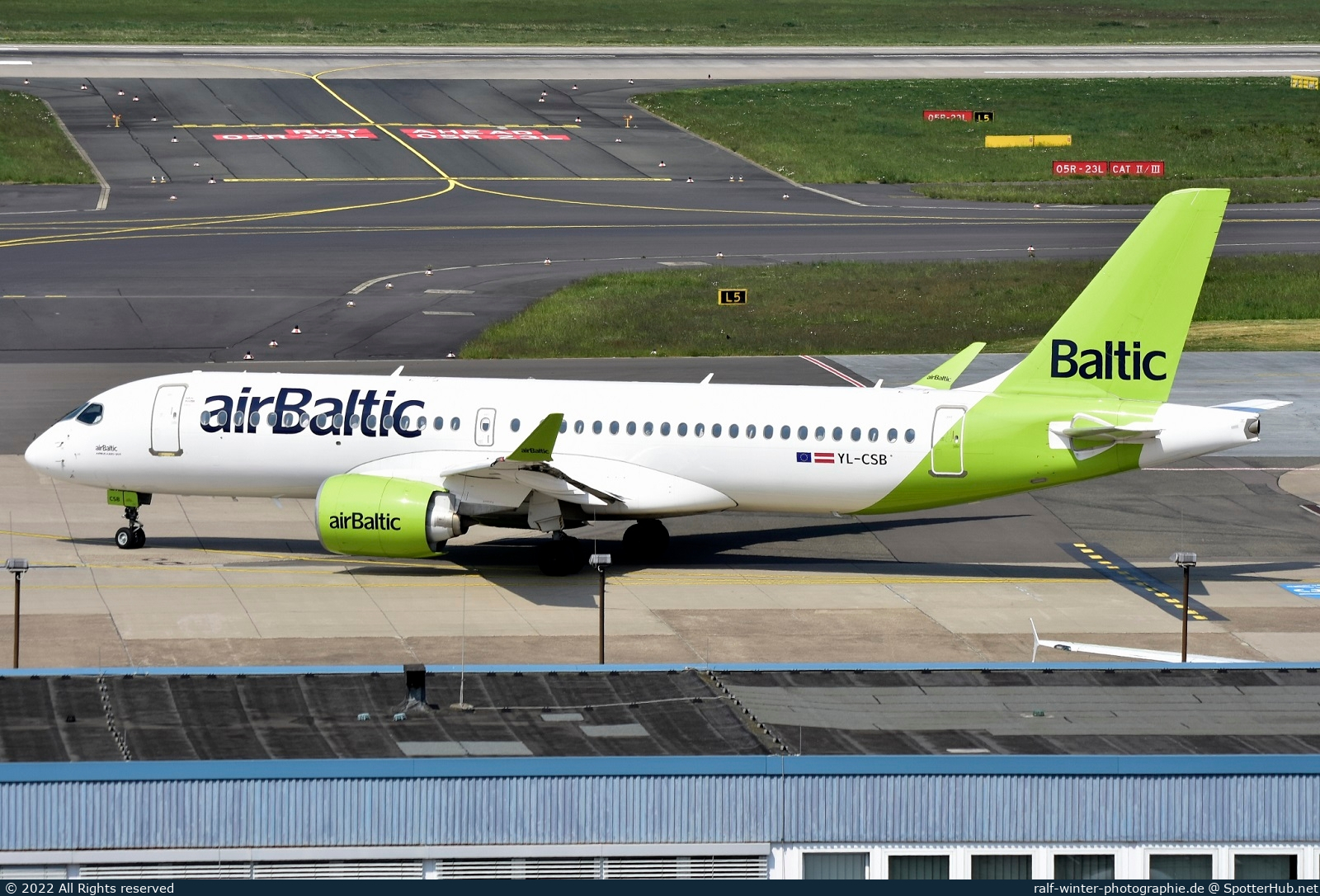 Photo of YL-CSB - Airbus A220-300 operated by airBaltic