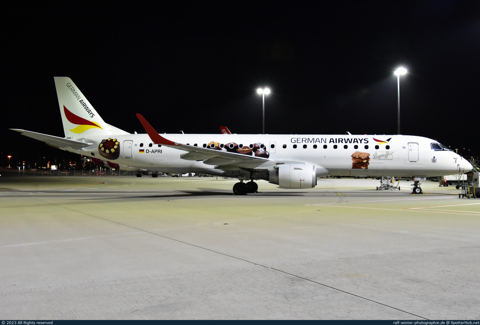 Photo of D-APRI - Embraer ERJ-190SR operated by German Airways