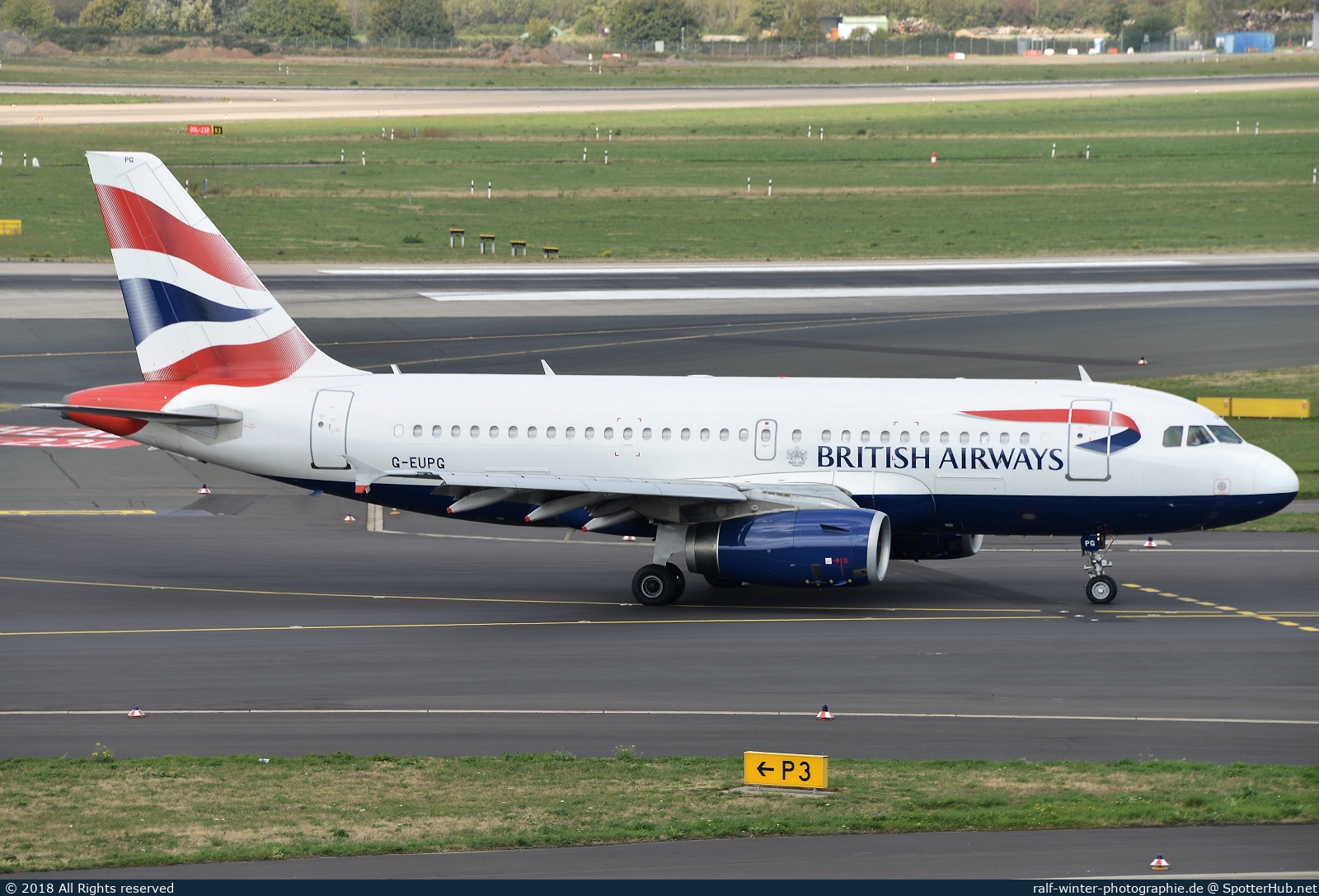 Photo of G-EUPG - Airbus A319-131 operated by British Airways