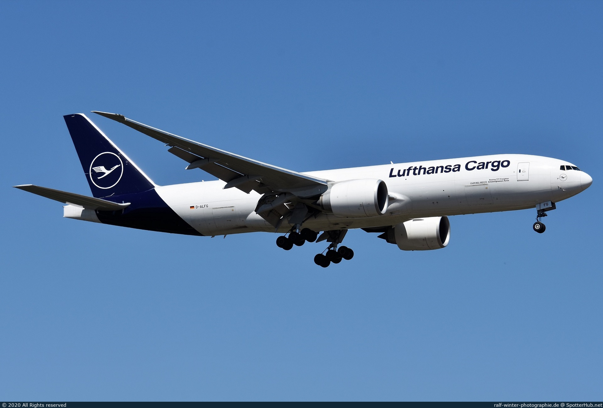 Photo of D-ALFG - Boeing 777-FBT operated by Lufthansa Cargo