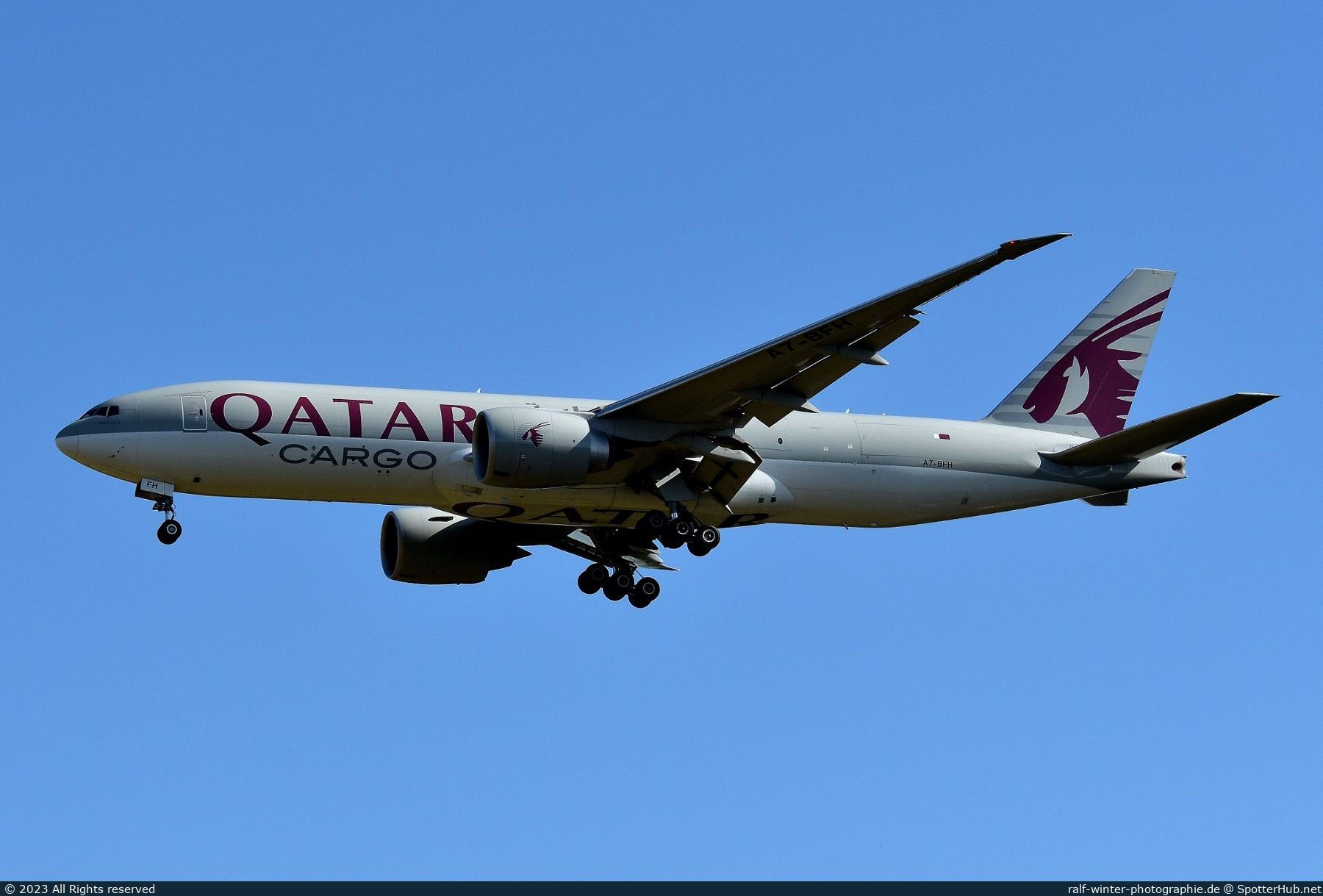 Photo of A7-BFH - Boeing 777-FDZ operated by Qatar Airways Cargo