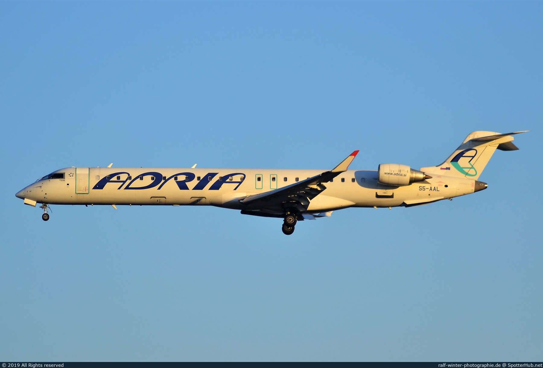 Photo of S5-AAI - Bombardier CRJ-200LR operated by Adria Airways