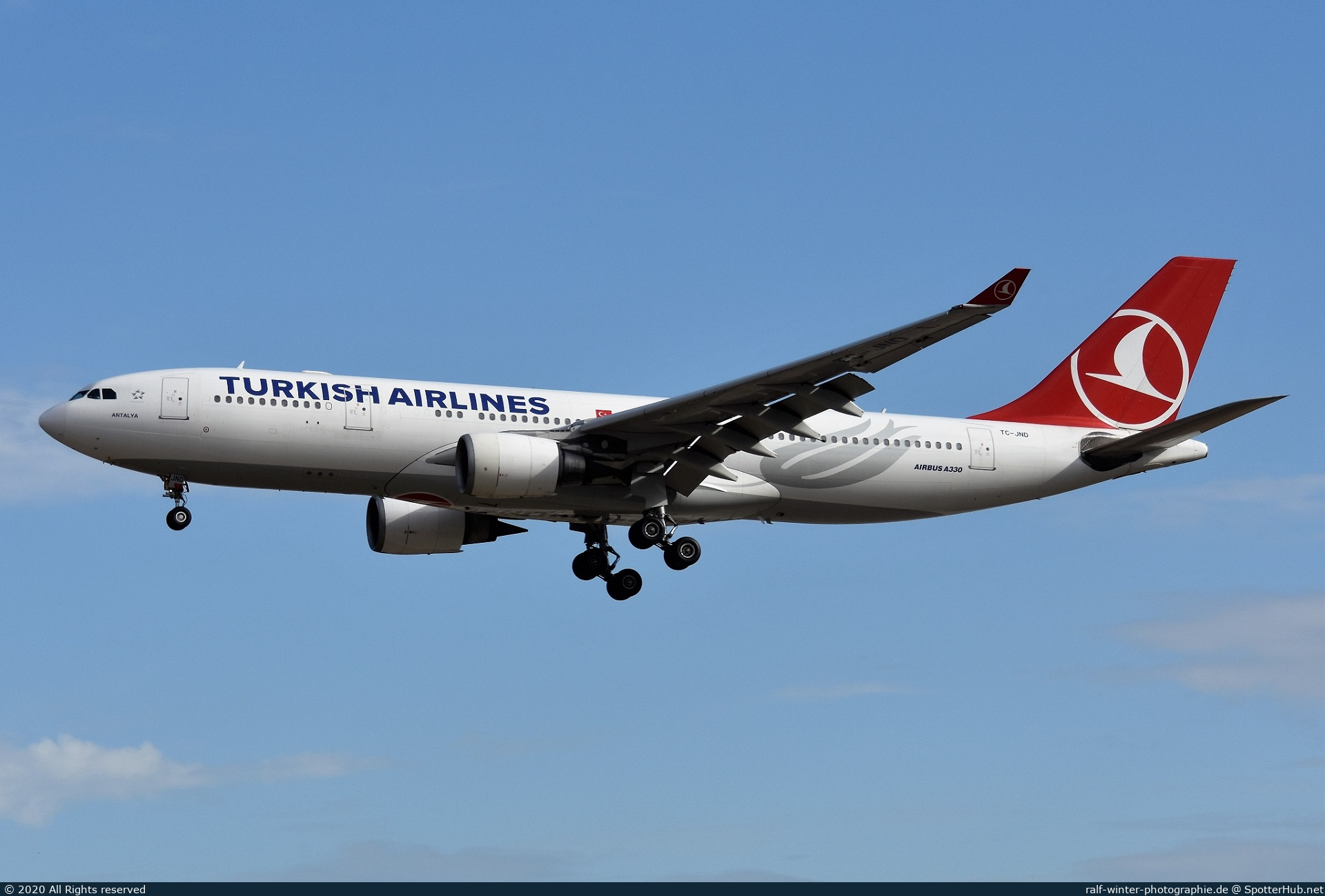 Photo of TC-JND - Airbus A330-203 operated by Turkish Airlines