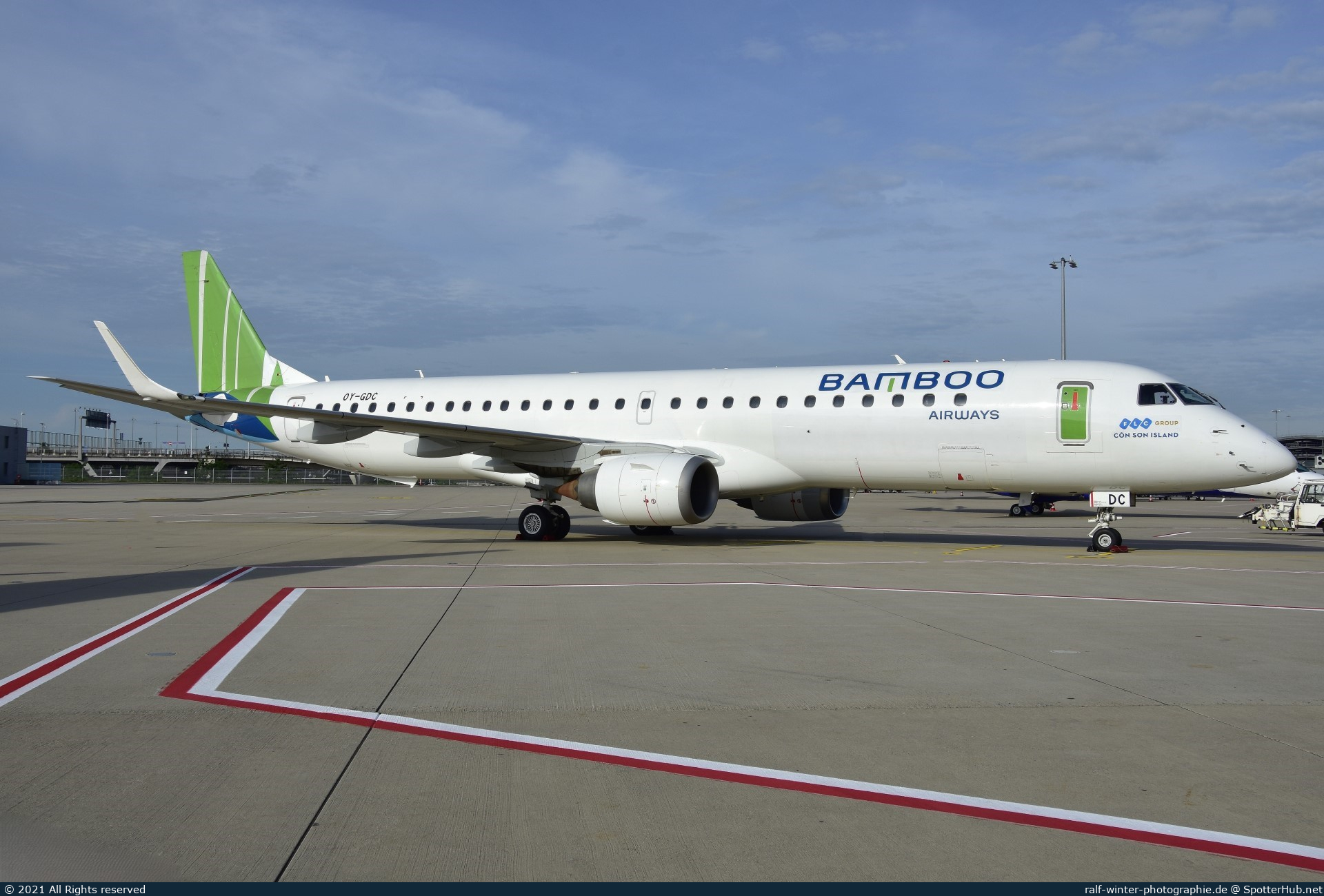 Photo of OY-GDC - Embraer ERJ-195LR operated by Bamboo Airways (opb Great Dane Airlines)