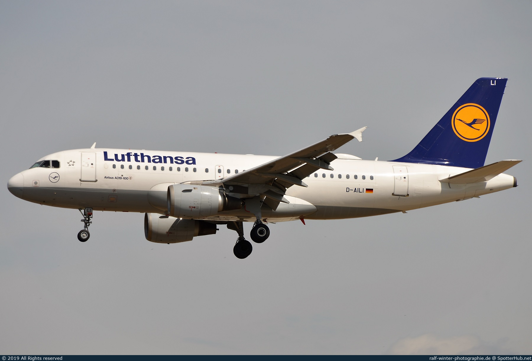 Photo of D-AILI - Airbus A319-114 operated by Lufthansa