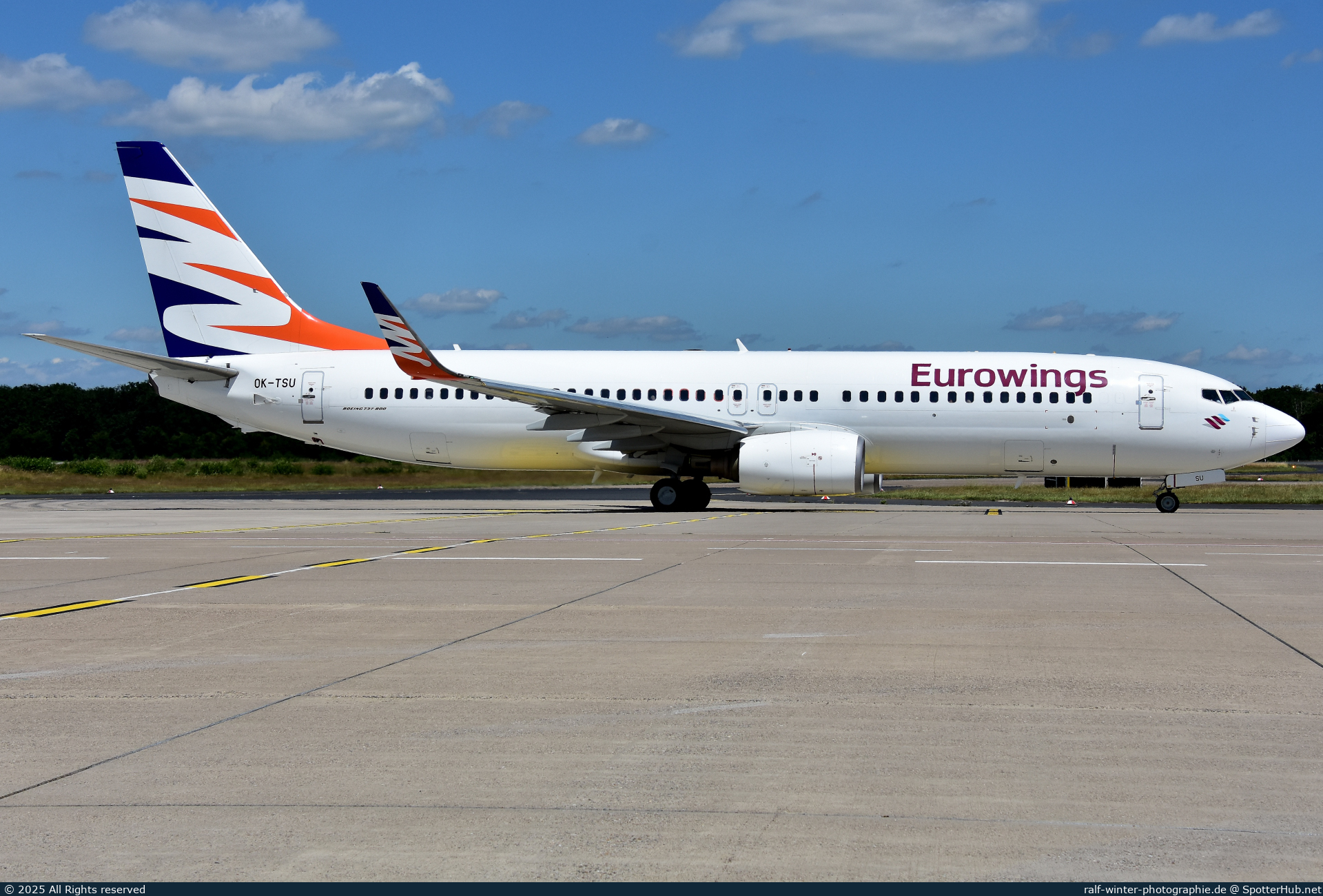 Photo of OK-TSU - Boeing 737-8FZ operated by Eurowings (opb SmartWings)