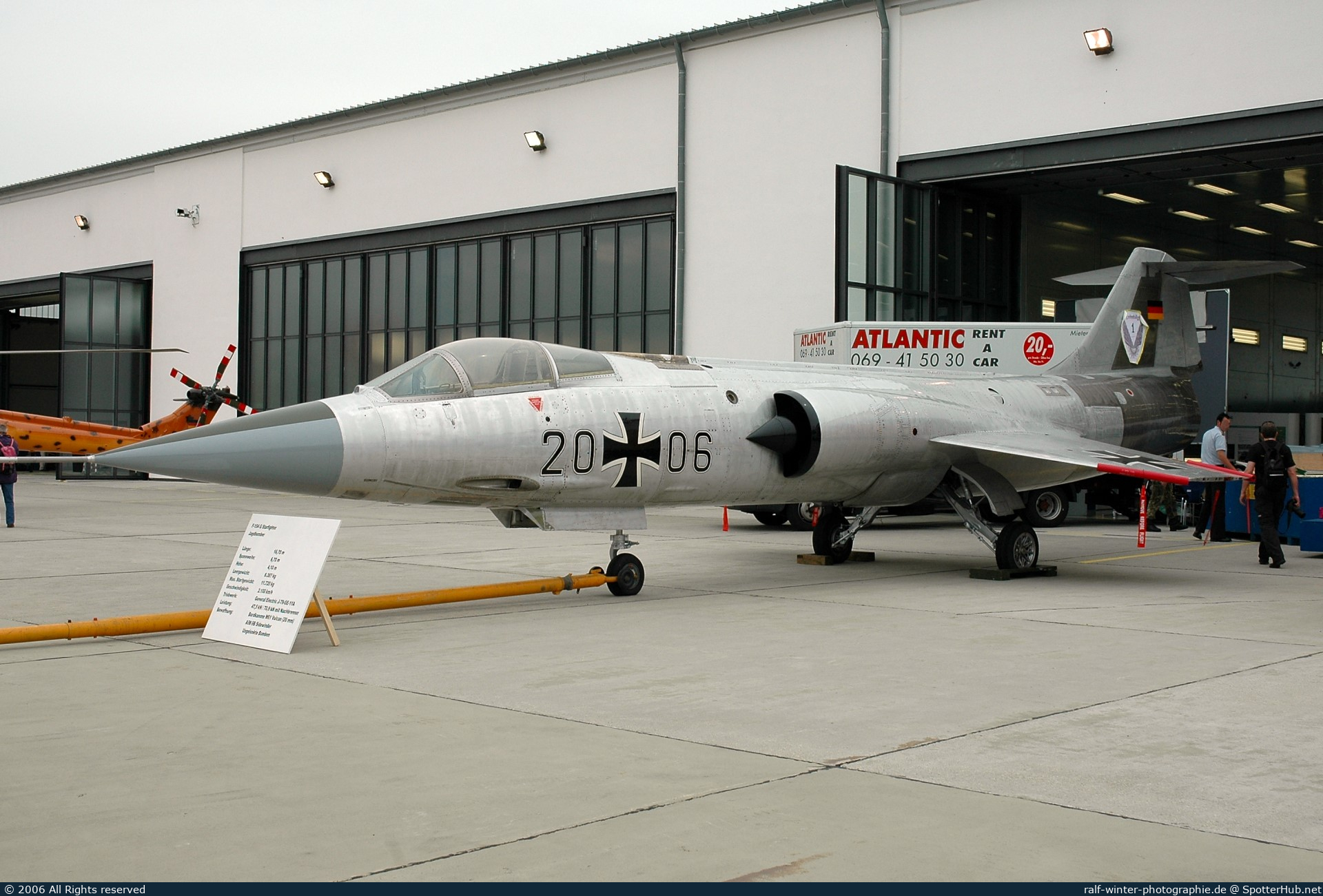 Photo of 20+06 - Lockheed F-104G Starfighter operated by German Navy
