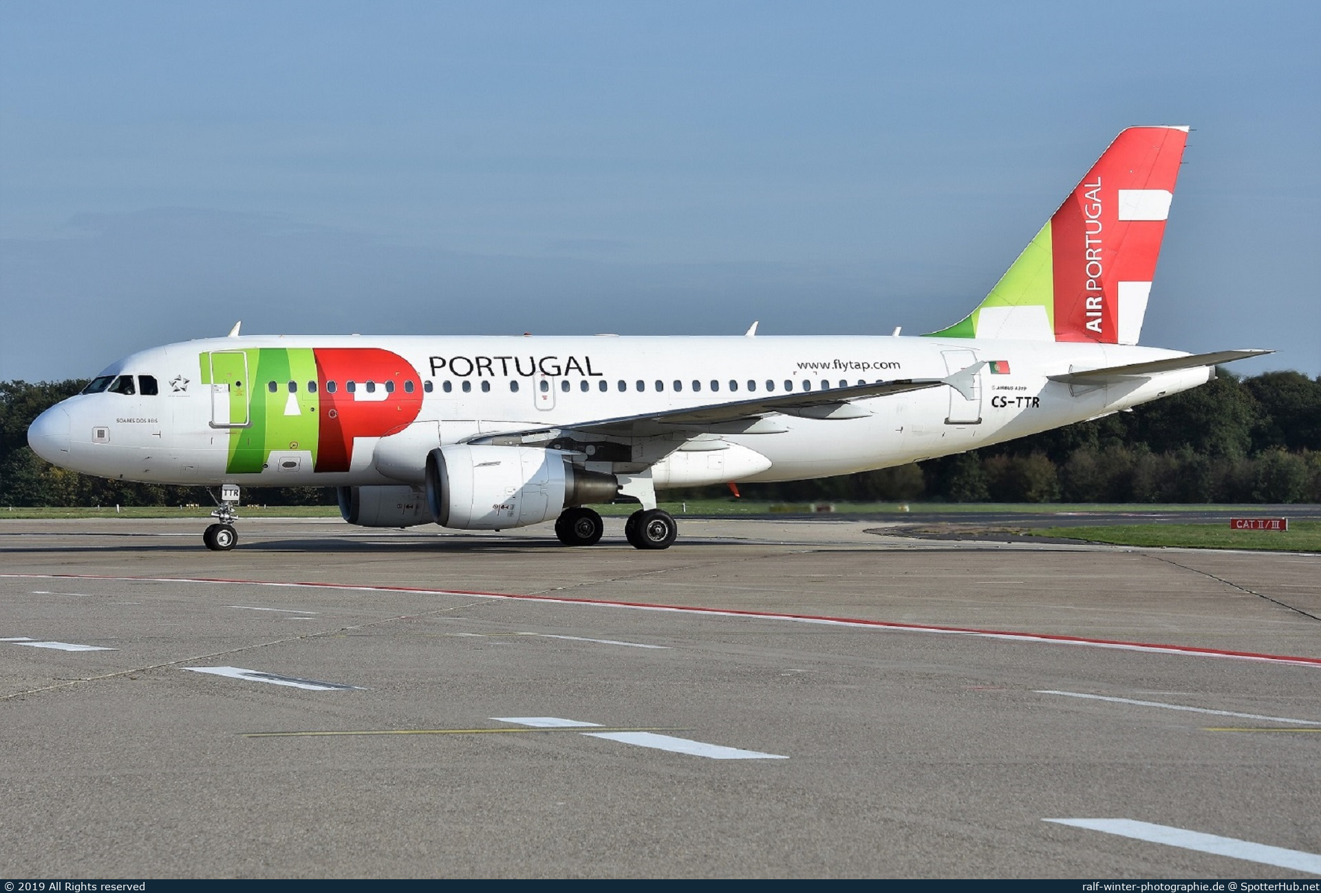 Photo of CS-TTR - Airbus A319-112 operated by TAP Air Portugal