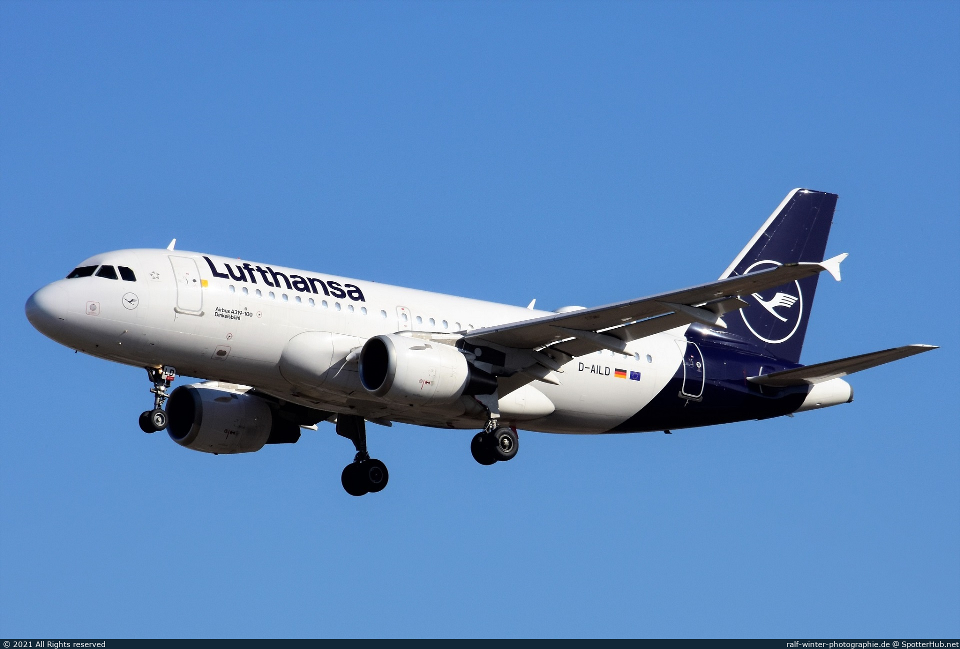Photo of D-AILD - Airbus A319-114 operated by Lufthansa