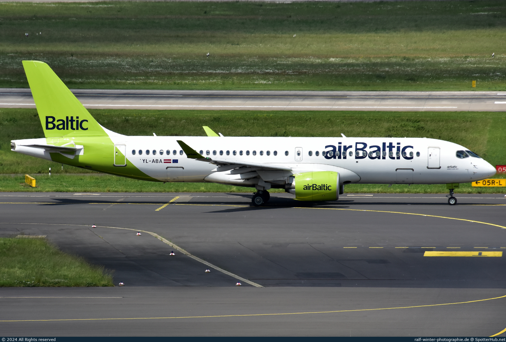 Photo of YL-ABA - Airbus A220-300 operated by airBaltic