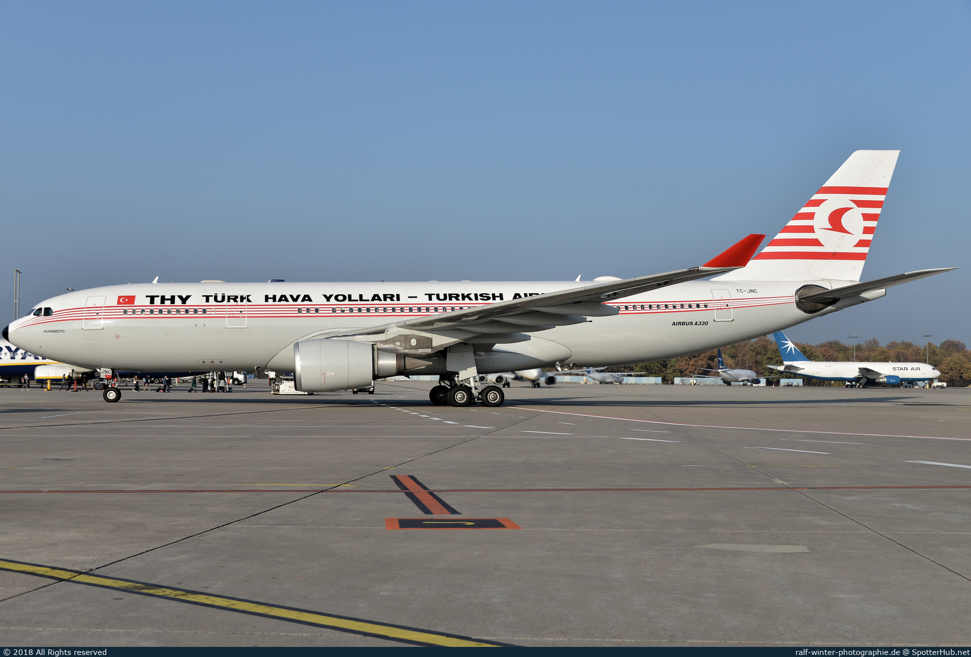 Photo of TC-JNC - Airbus A330-203 operated by Turkish Airlines