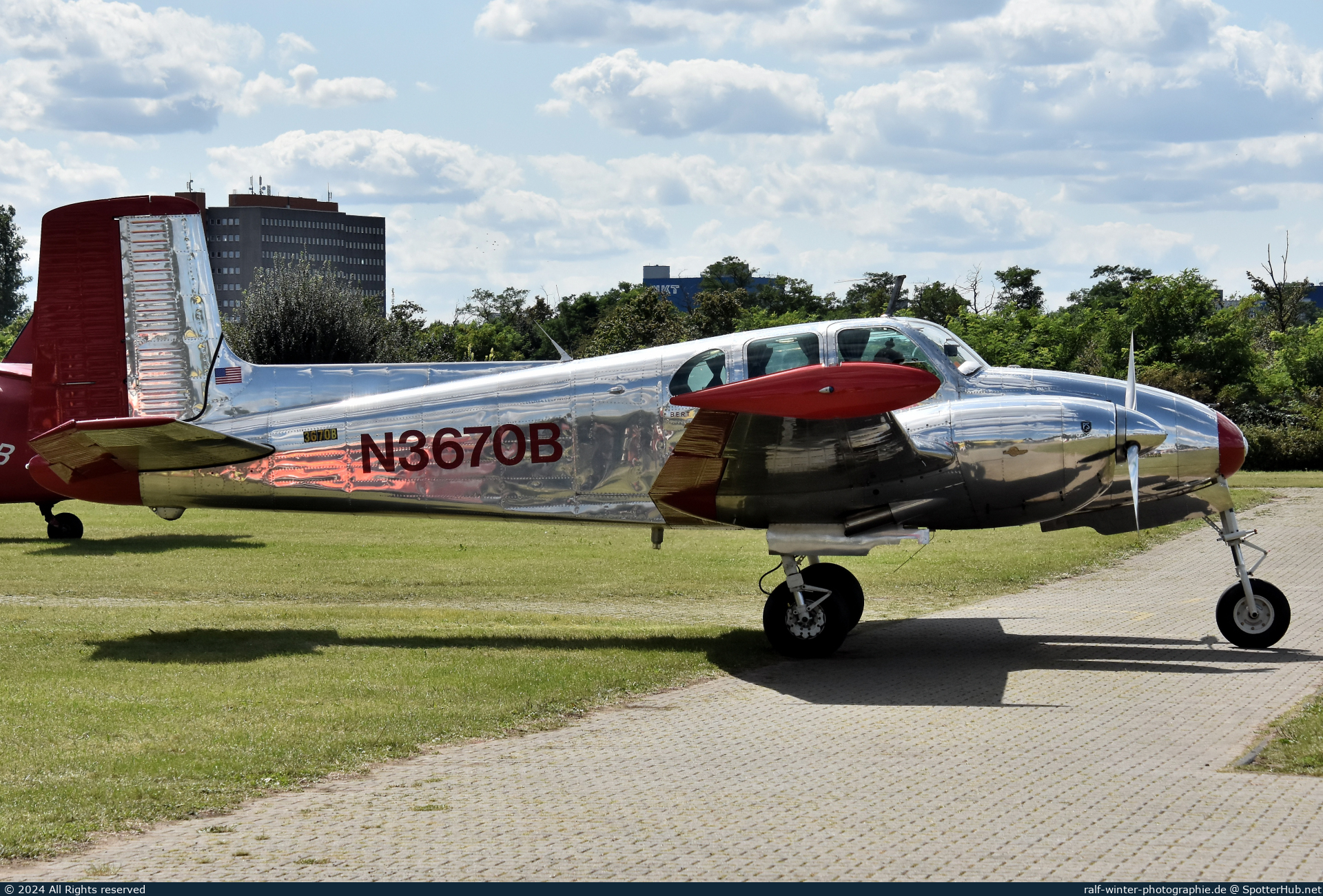 Photo of N3670B - Beechcraft B50 Twin Bonanza operated by Private