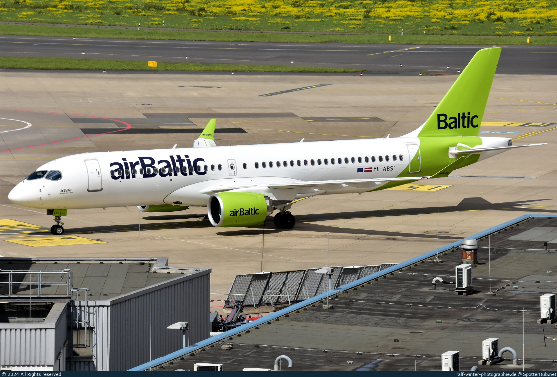 Photo of YL-ABS - Airbus A220-300 operated by airBaltic