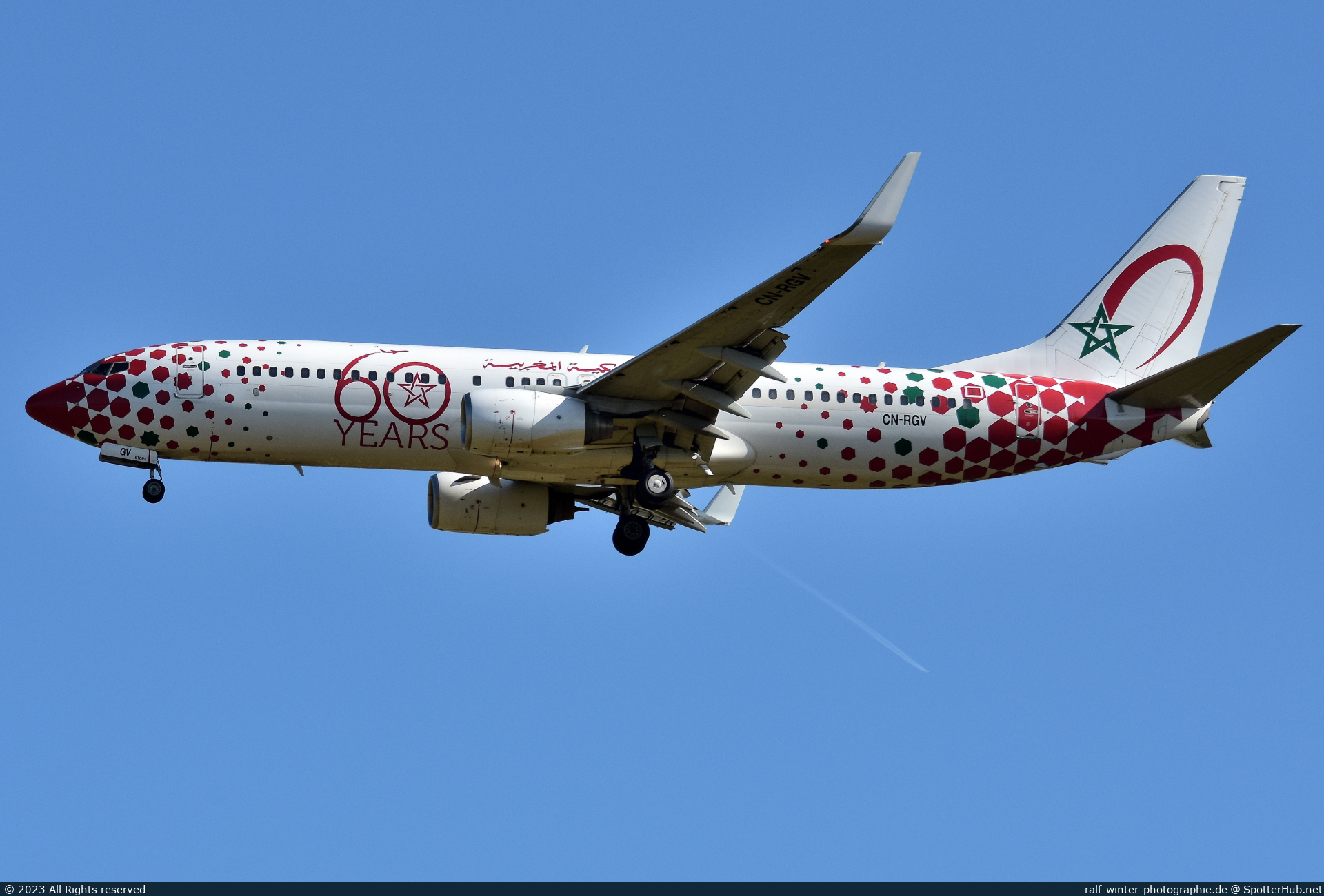Photo of CN-RGV - Boeing 737-85P operated by Royal Air Maroc
