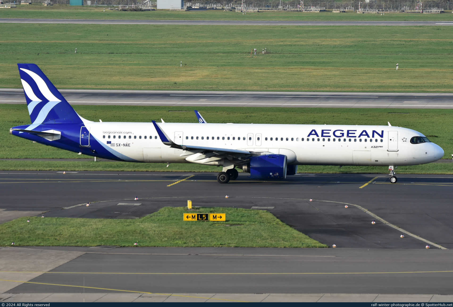 Photo of SX-NAE - Airbus A321-271NX operated by Aegean Airlines