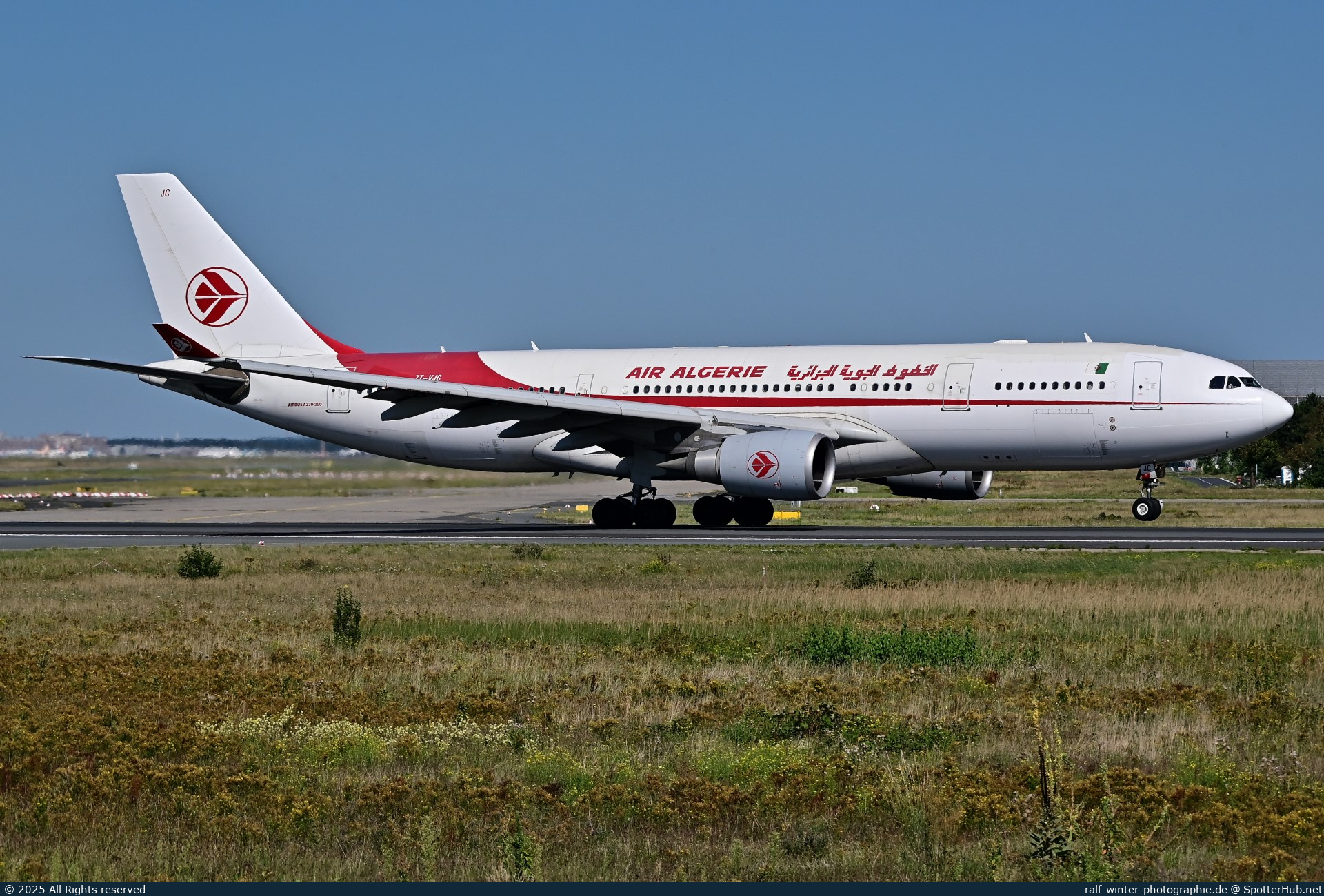 Photo of 7T-VJC - Airbus A330-202 operated by Air Algérie