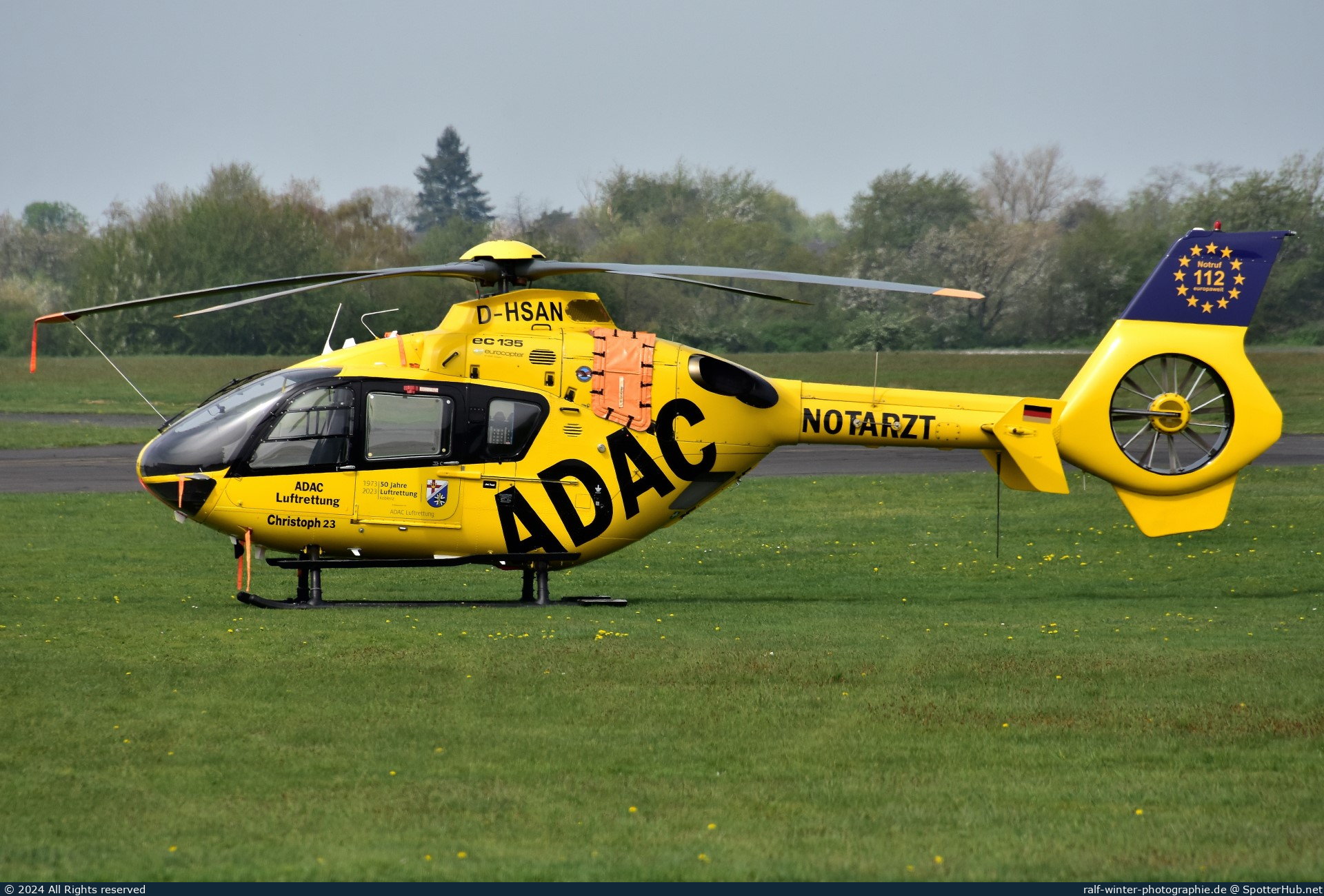 Photo of D-HSAN - Eurocopter EC135 P2 operated by ADAC Luftrettung