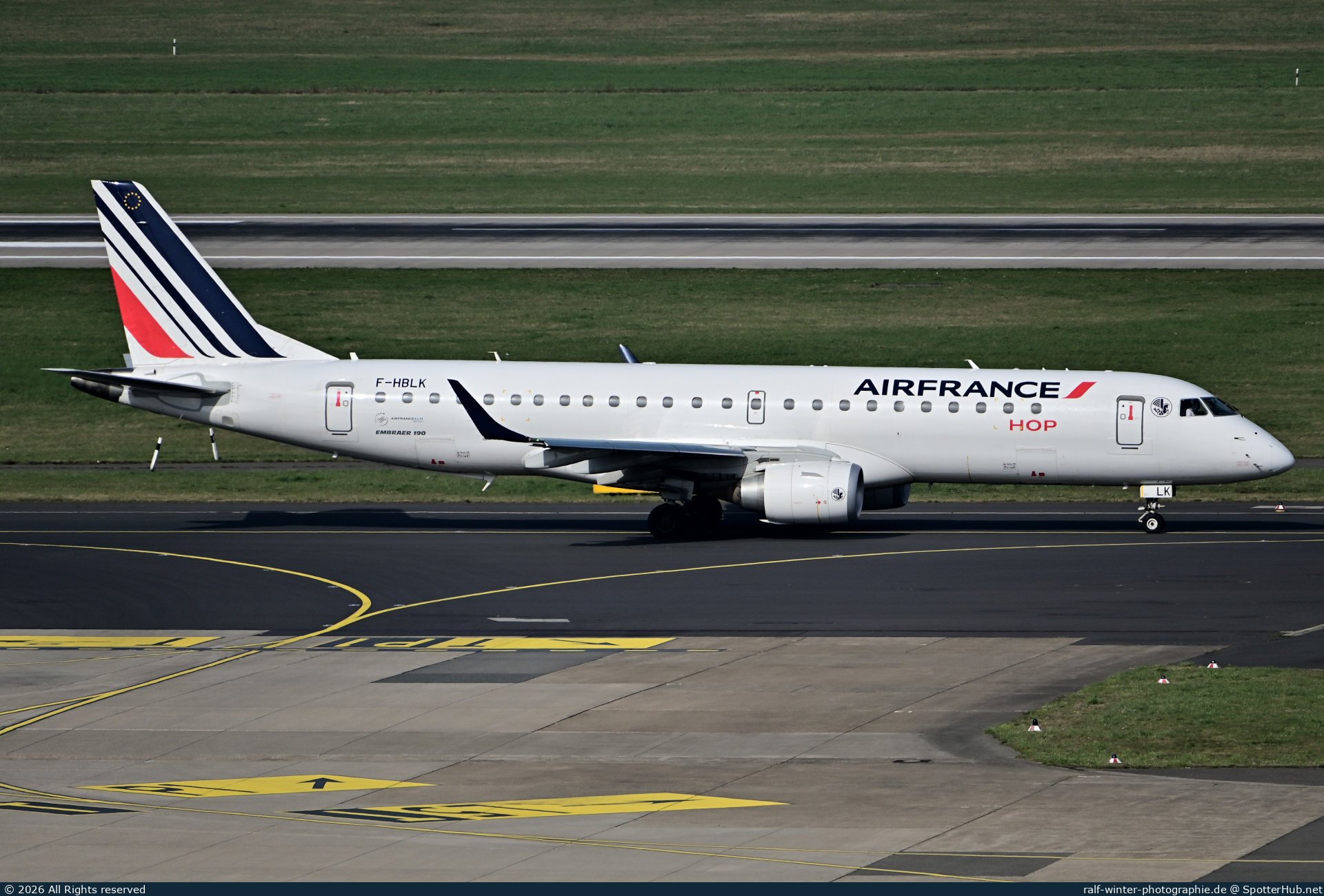 Photo of F-HBLK - Embraer ERJ-190STD operated by Air France HOP