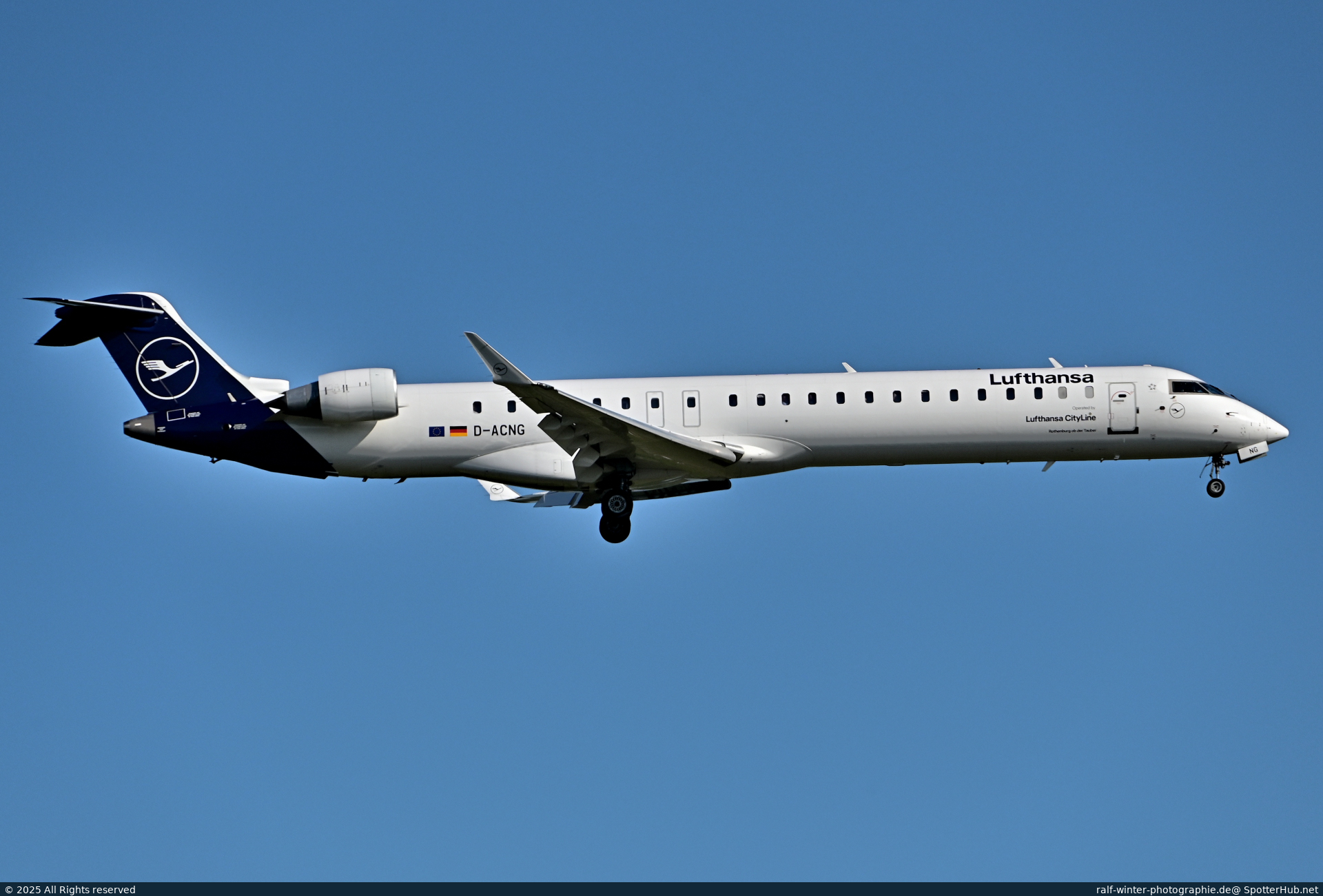 Photo of D-ACNG - Bombardier CRJ-900LR operated by Lufthansa CityLine