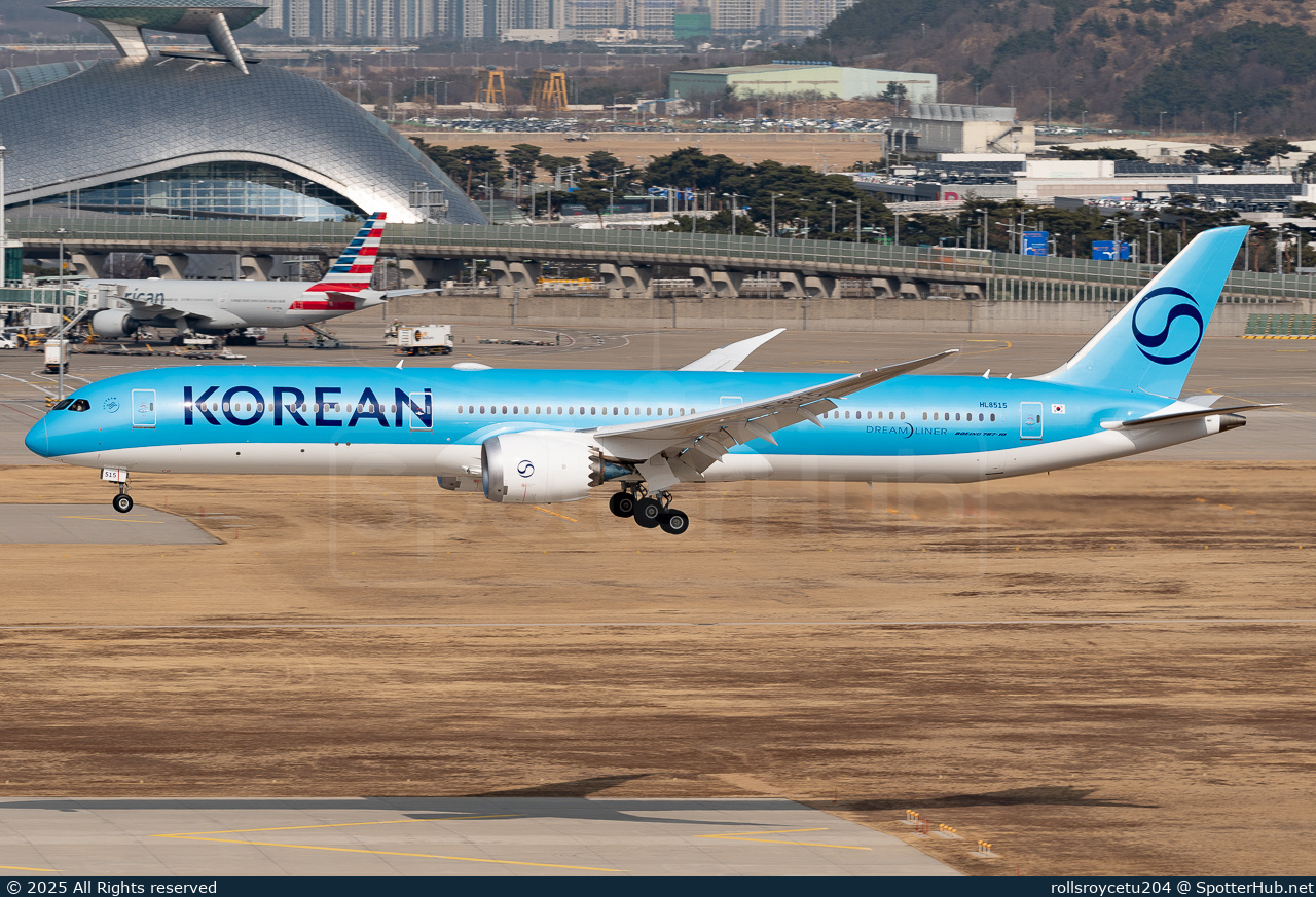 Photo of HL8515 - Boeing 787-10 Dreamliner operated by Korean Air
