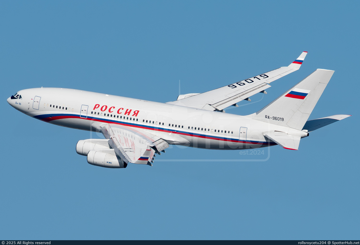 Photo of RA-96019 - Ilyushin Il-96-300 operated by Rossiya Special Flight Detachment