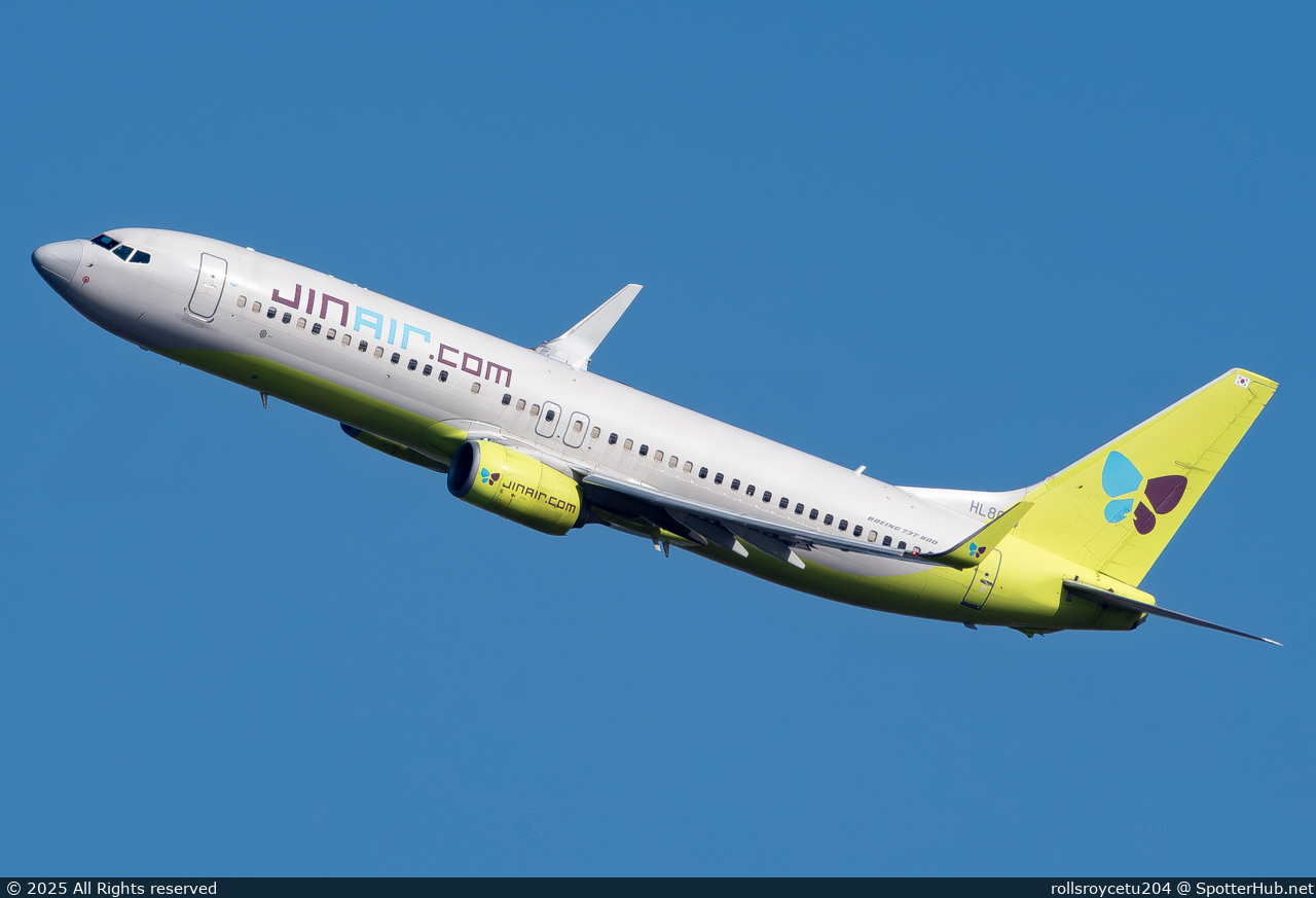 Photo of HL8015 - Boeing 737-8SH operated by Jin Air